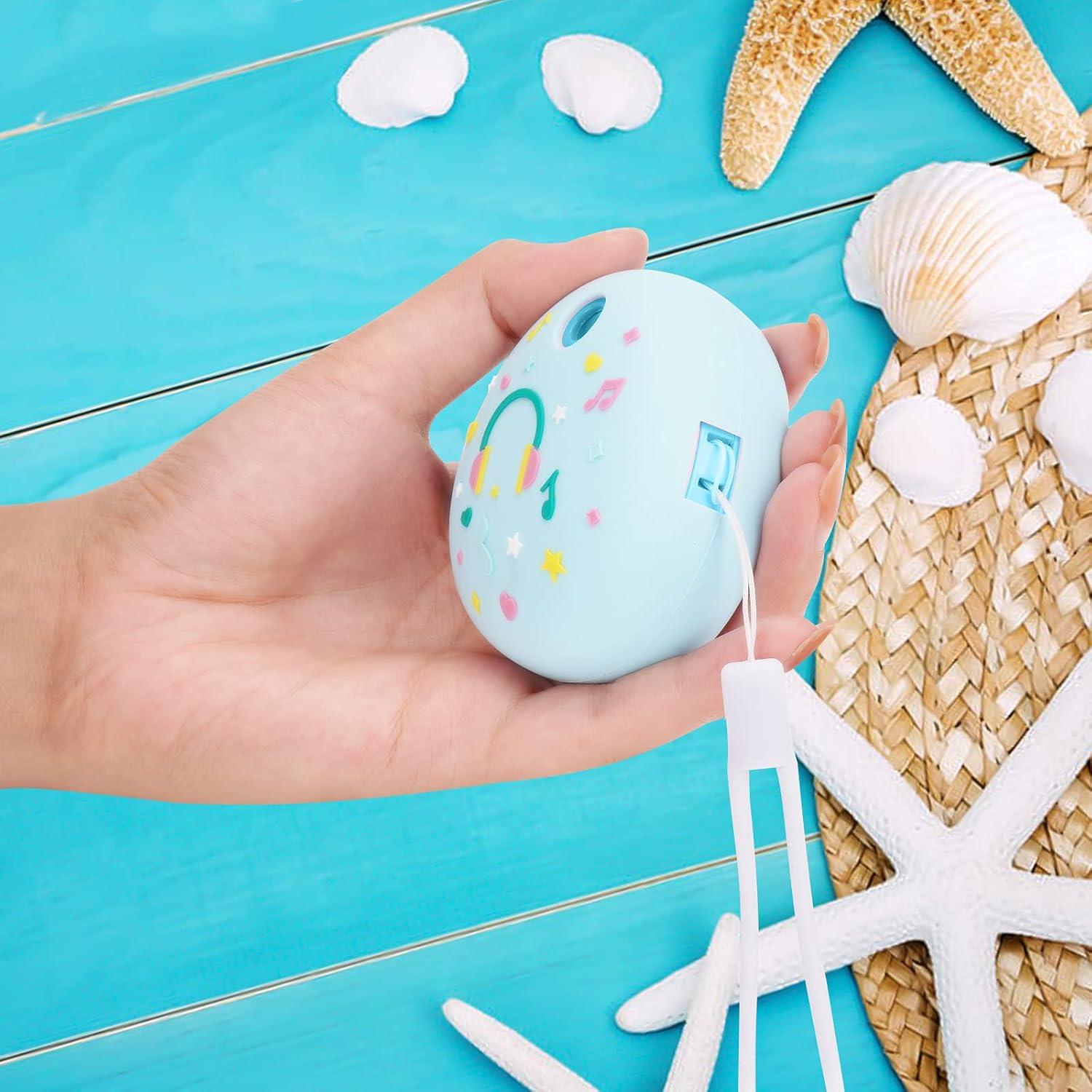 Funda de Silicona MGZNMTY para Tamagotchi Pix con Correa Azul