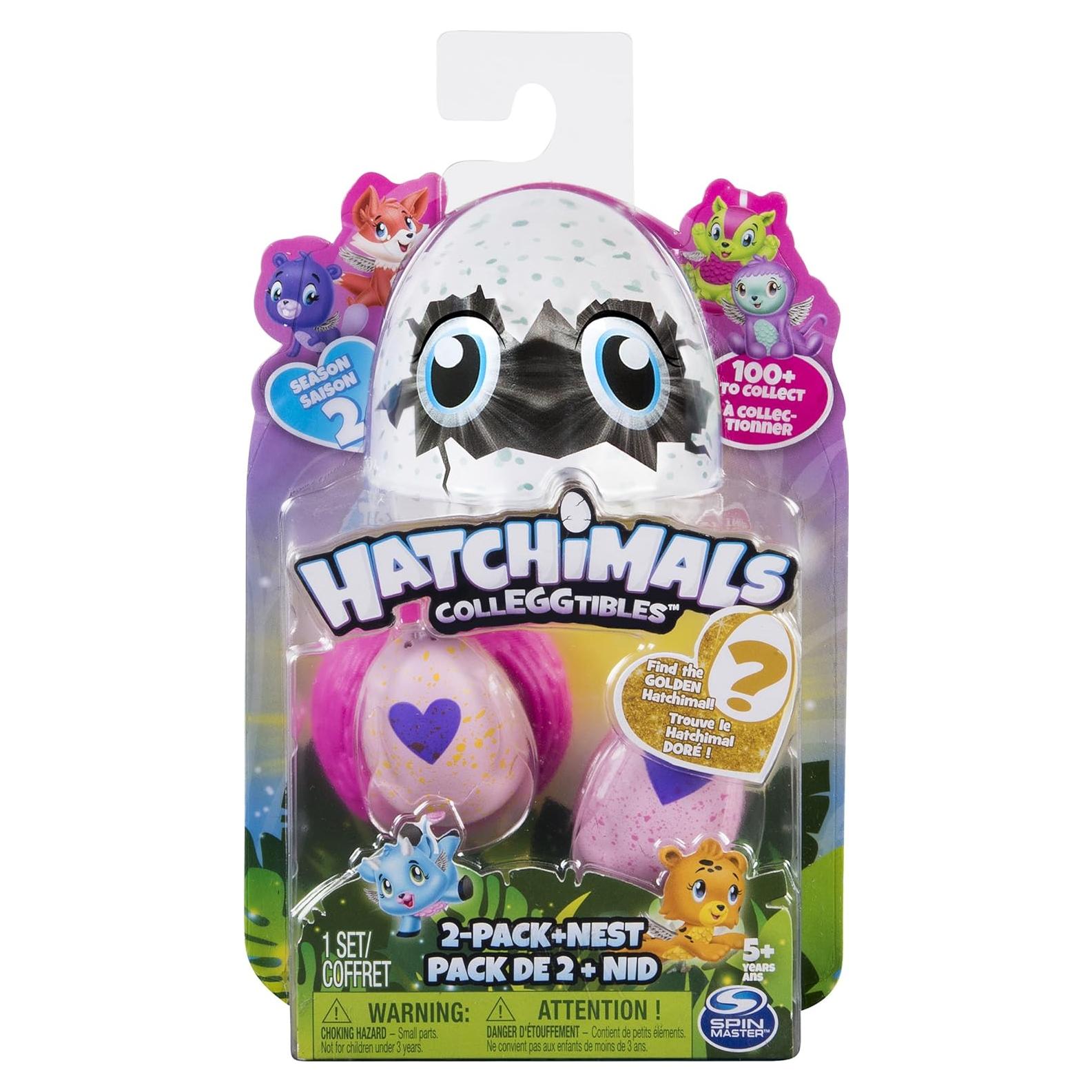 Hatchimals CollEGGtibles 2 Pack + Nido - Temporada 2