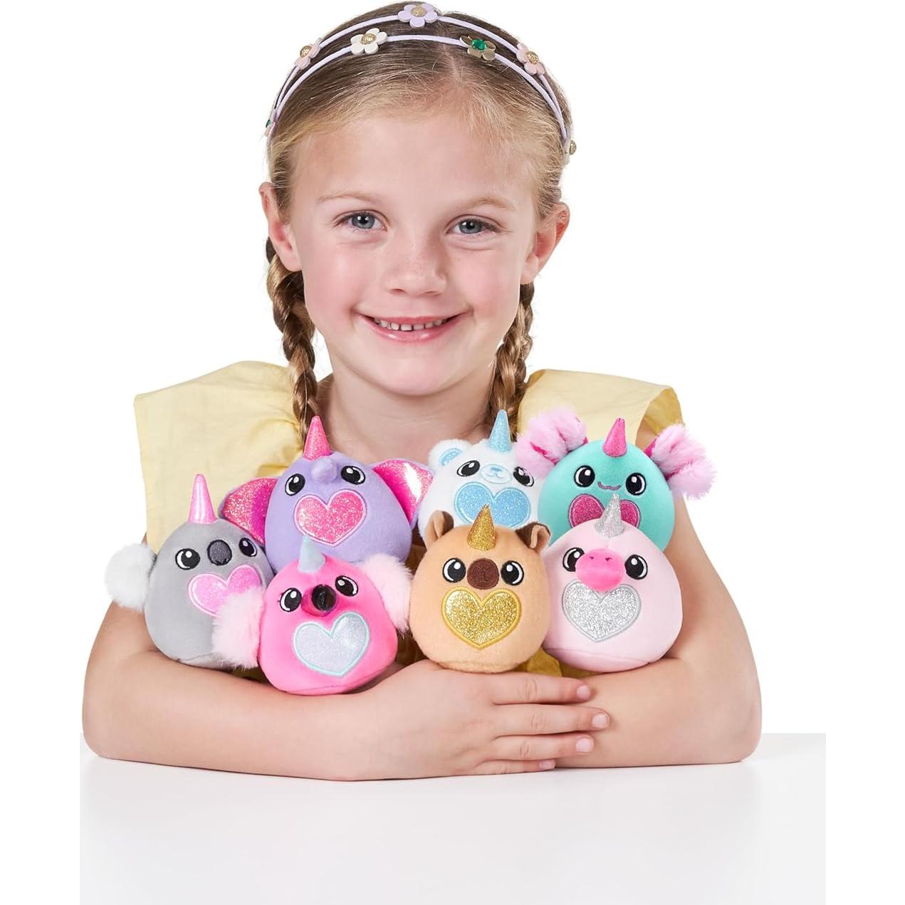 Rainbocorns Eggzania de ZURU - Sorpresa de Peluche 3 Piezas