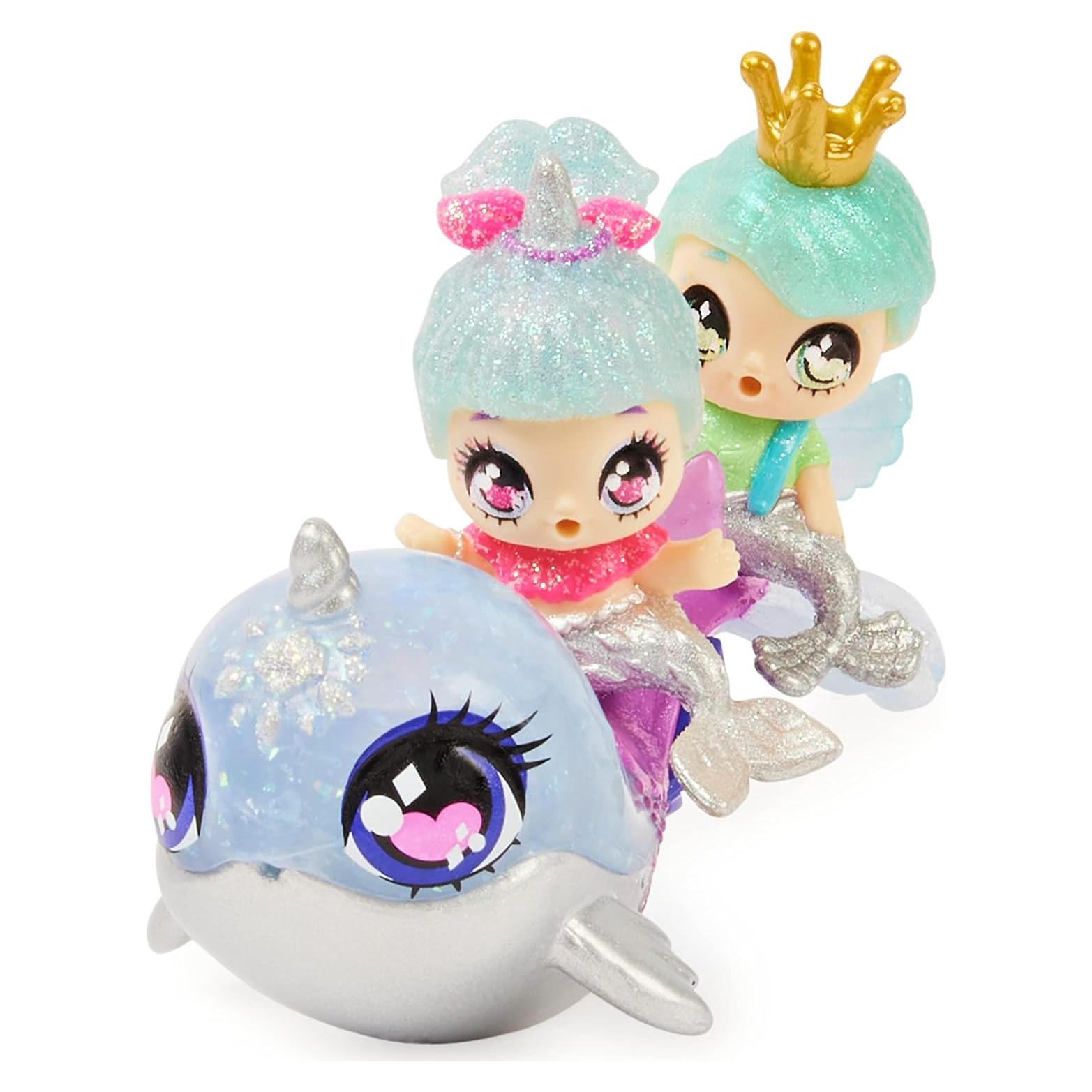 Hatchimals Pixies Gemelos Shimmer Babies con Planeador y Accesorios