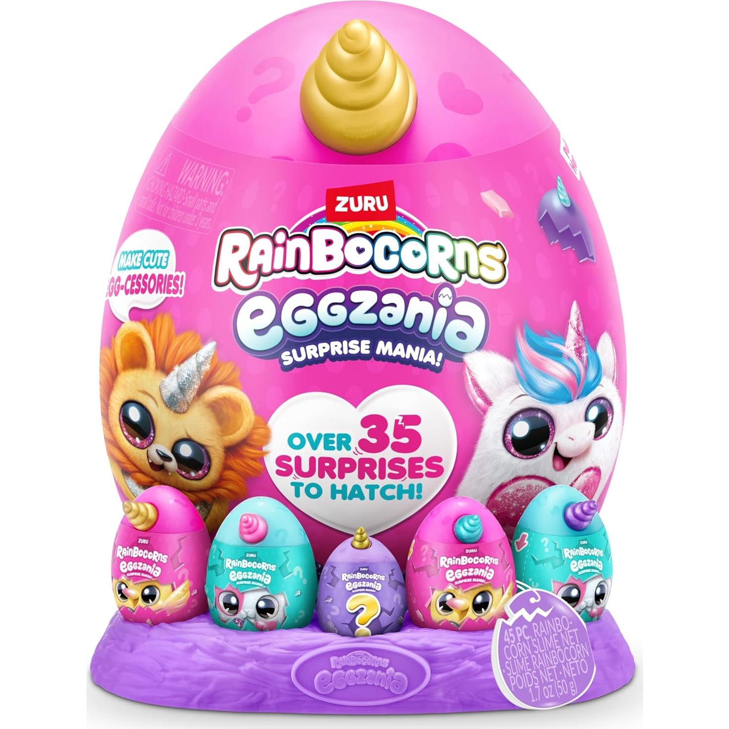 Sorpresa Rainbocorns Eggzania Mania ZURU - Peluche Coleccionable