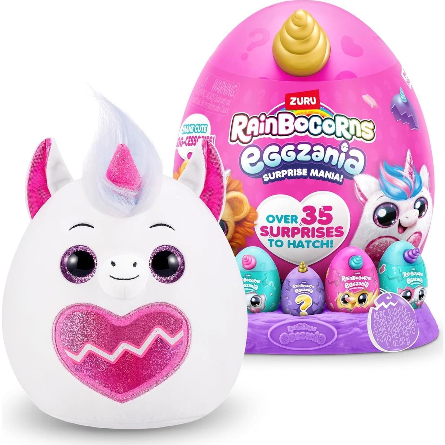 Sorpresa Rainbocorns Eggzania Mania ZURU - Peluche Coleccionable