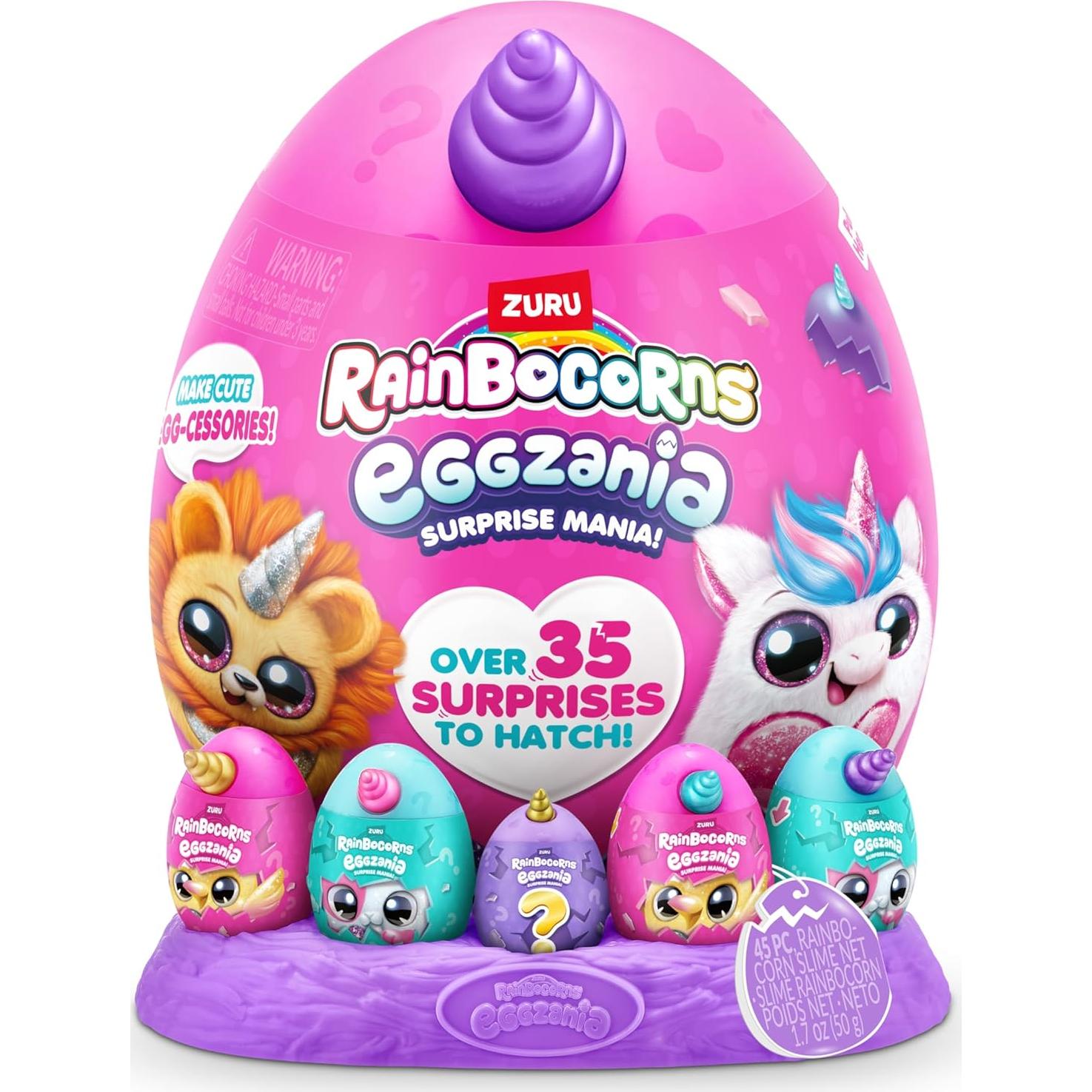 Sorpresa Rainbocorns Eggzania Mania ZURU - Peluche 0.91kg