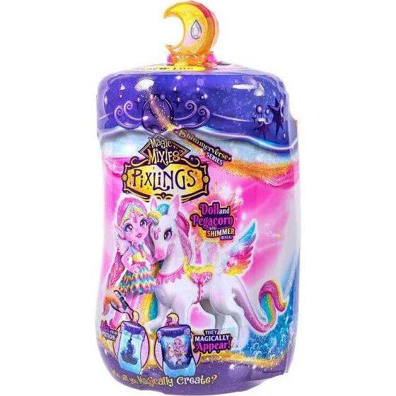 Magic Mixies Shimmerverse Unia Pixling y Pegacornio 16.5 cm