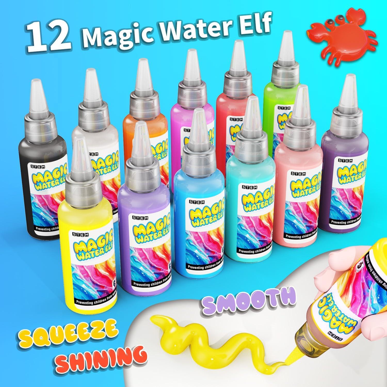 Kit de Juguete de Agua Mágico Elfo JKGIFTS - 12 Colores