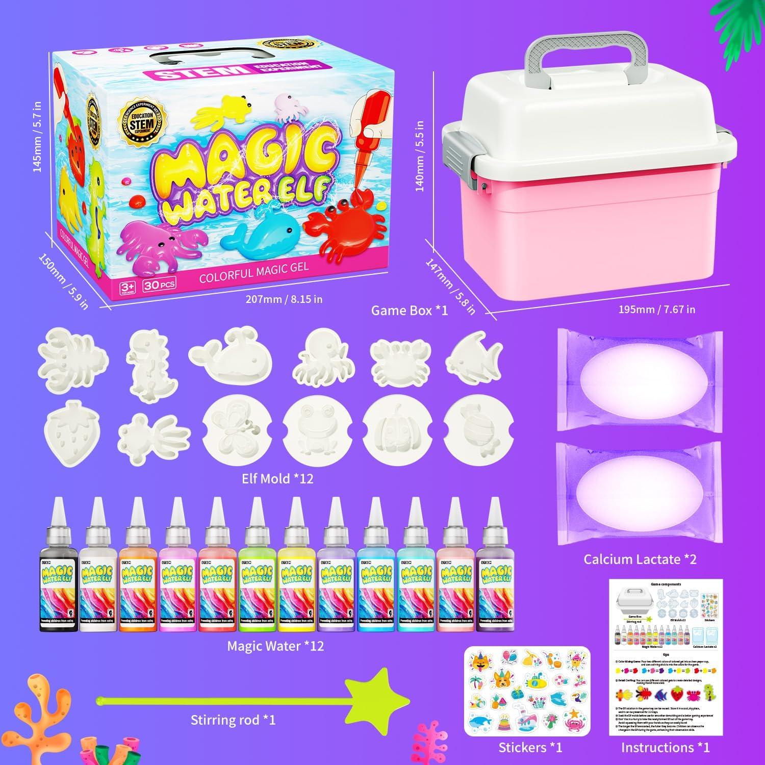Kit de Juguete de Agua Mágico Elfo JKGIFTS - 12 Colores