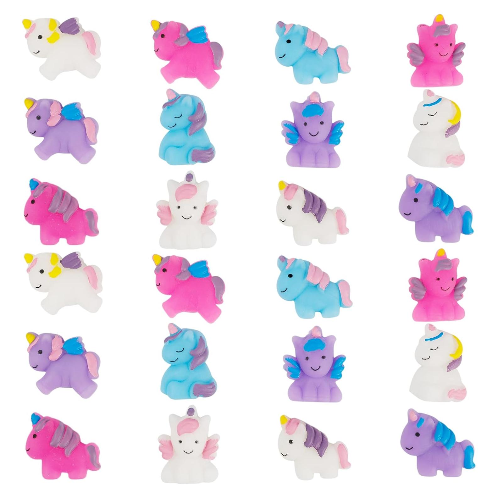 24 Juguetes Squishy Unicornio Kawaii Cllayees Alivio Estrés