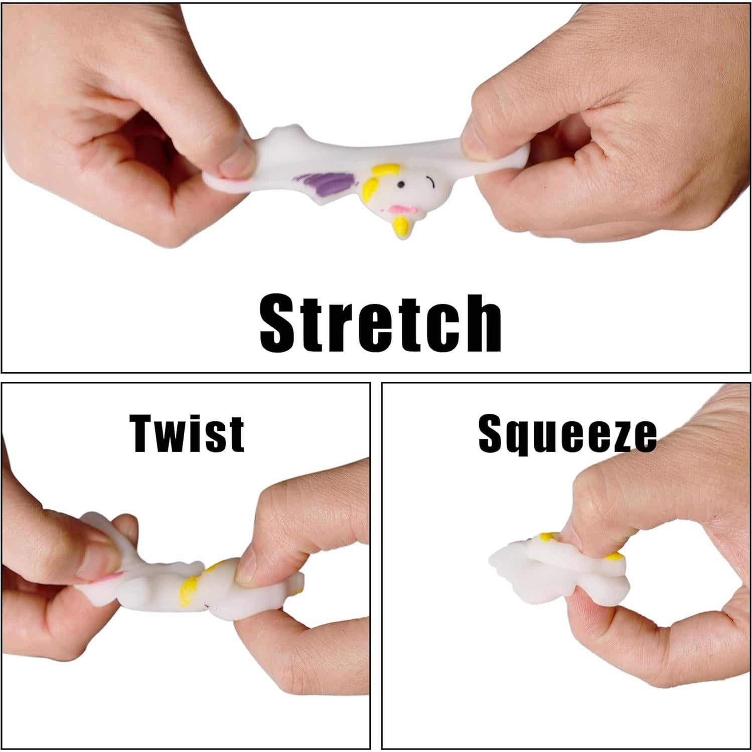 24 Juguetes Squishy Unicornio Kawaii Cllayees Alivio Estrés