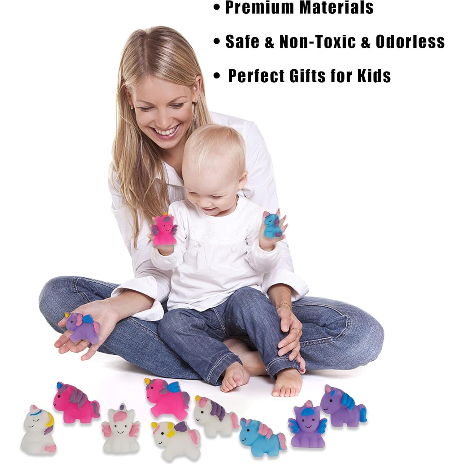 24 Juguetes Squishy Unicornio Kawaii Cllayees Alivio Estrés