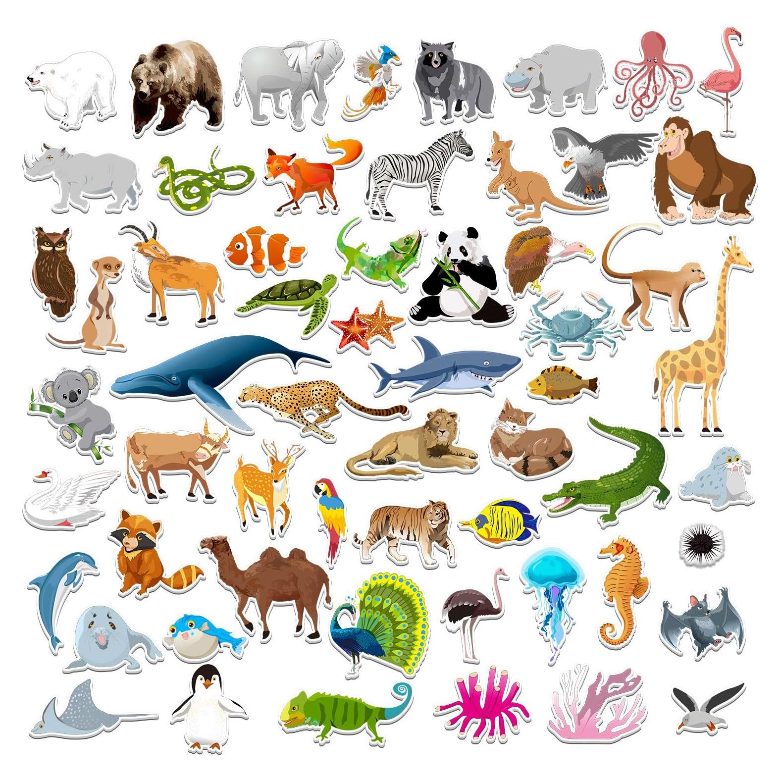 Imán de Animales del Zoológico SpriteGru 59 Piezas