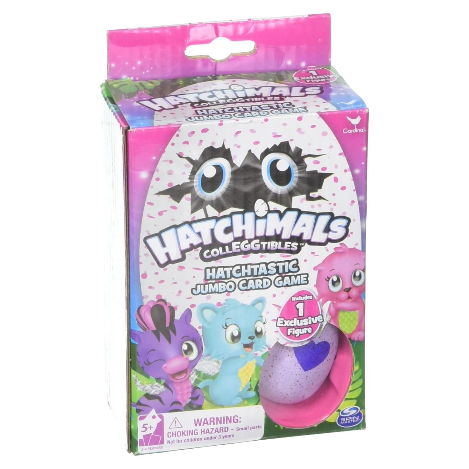 Juego de Cartas Jumbo Hatchimals CollEGGtibles con Huevo Exclusivo