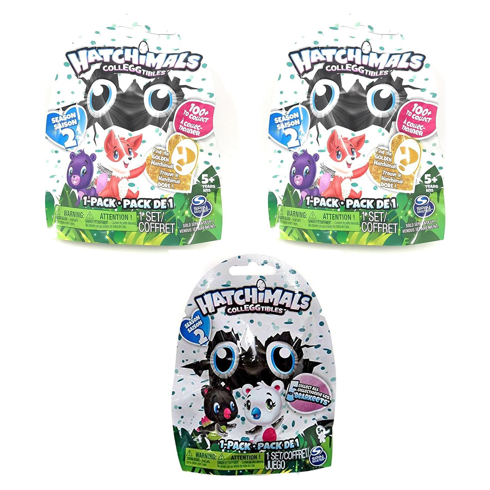 Hatchimals Colleggtibles Temporada 2 - Paquete de 3 bolsas ciegas