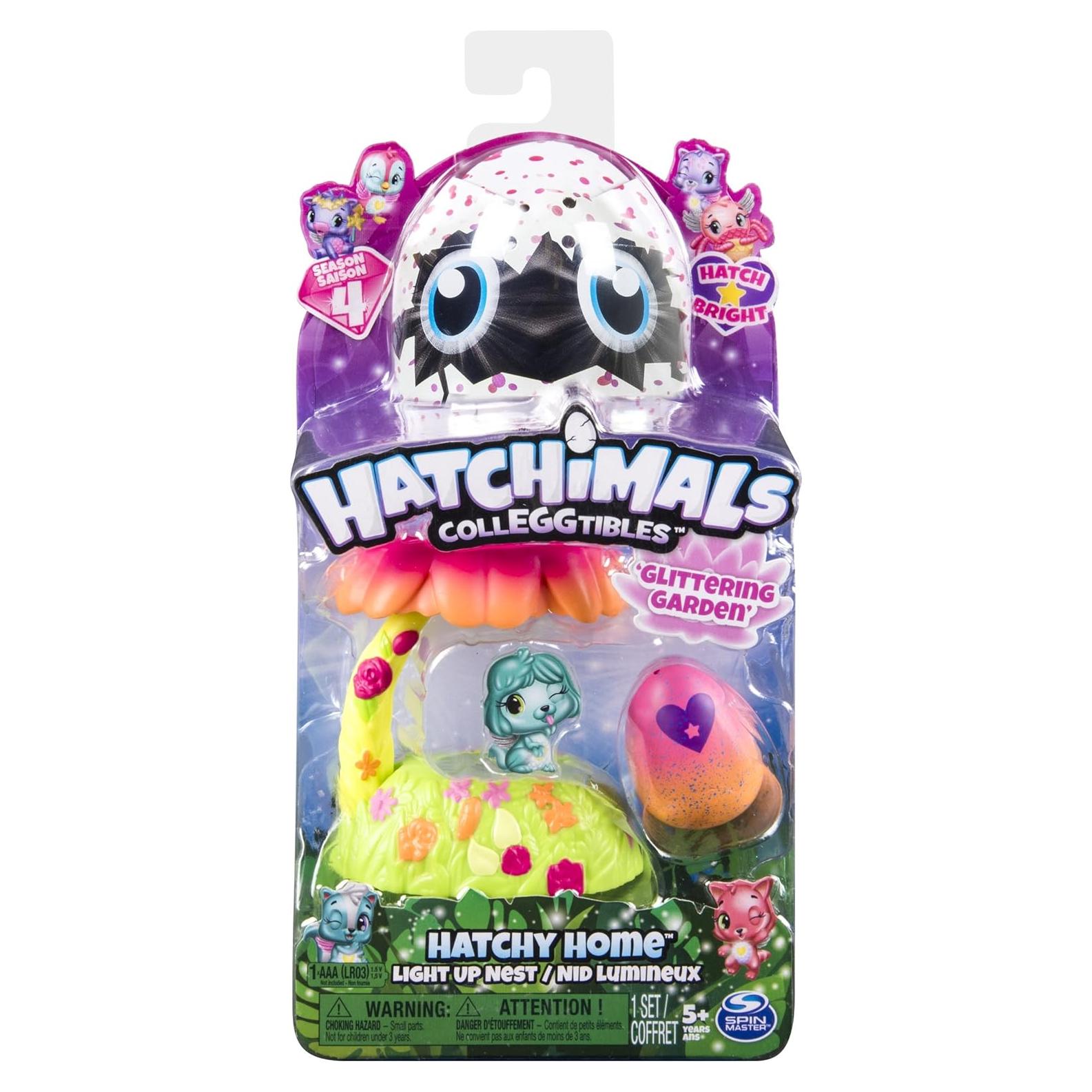 Hatchimals CollEGGtibles Jardín Brillante Nido Iluminado