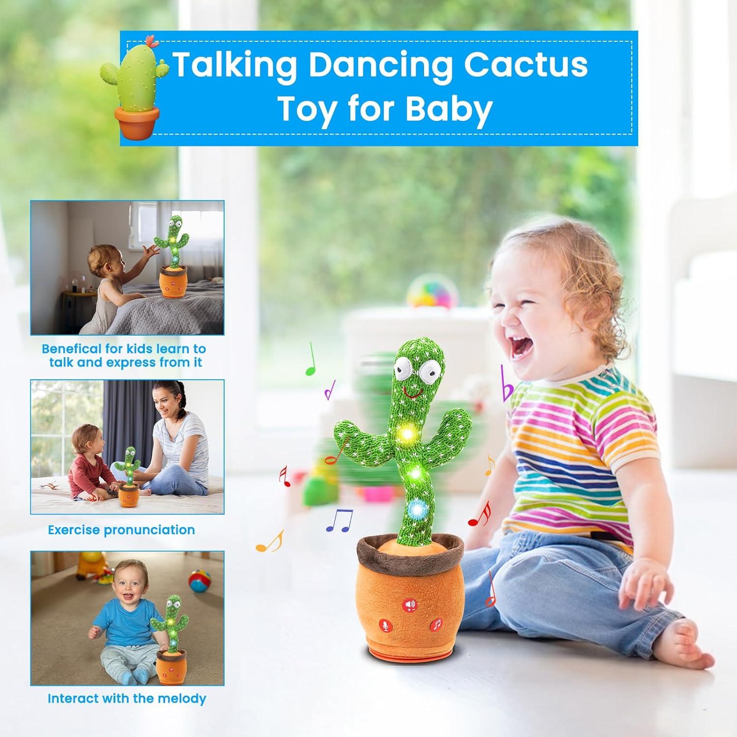 Juguete Cactus Hablante Linfei 120 Canciones para Bebés