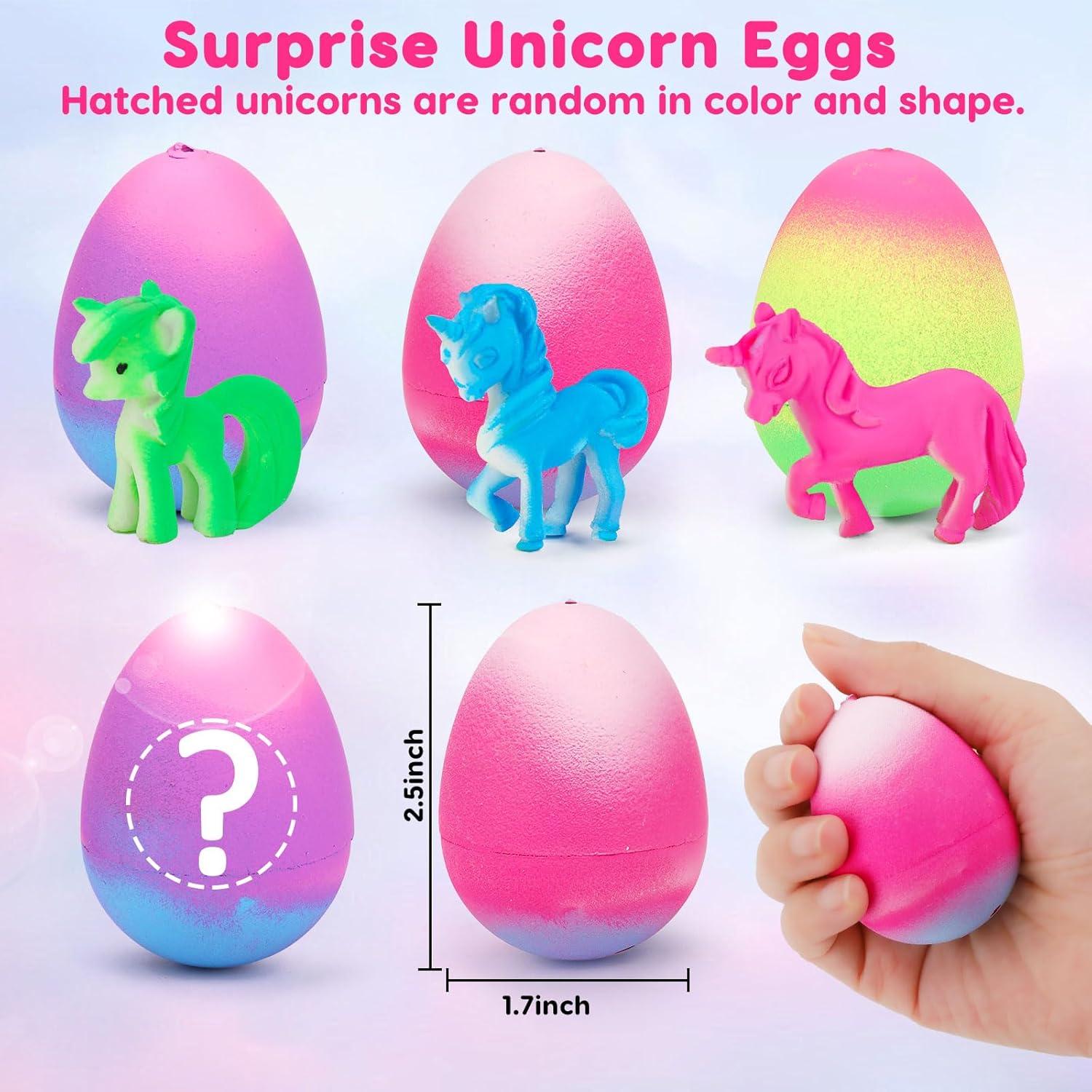 9 Huevos Sorpresa Unicornio Joosharkidz - Juguetes para Niños 4-8 Años