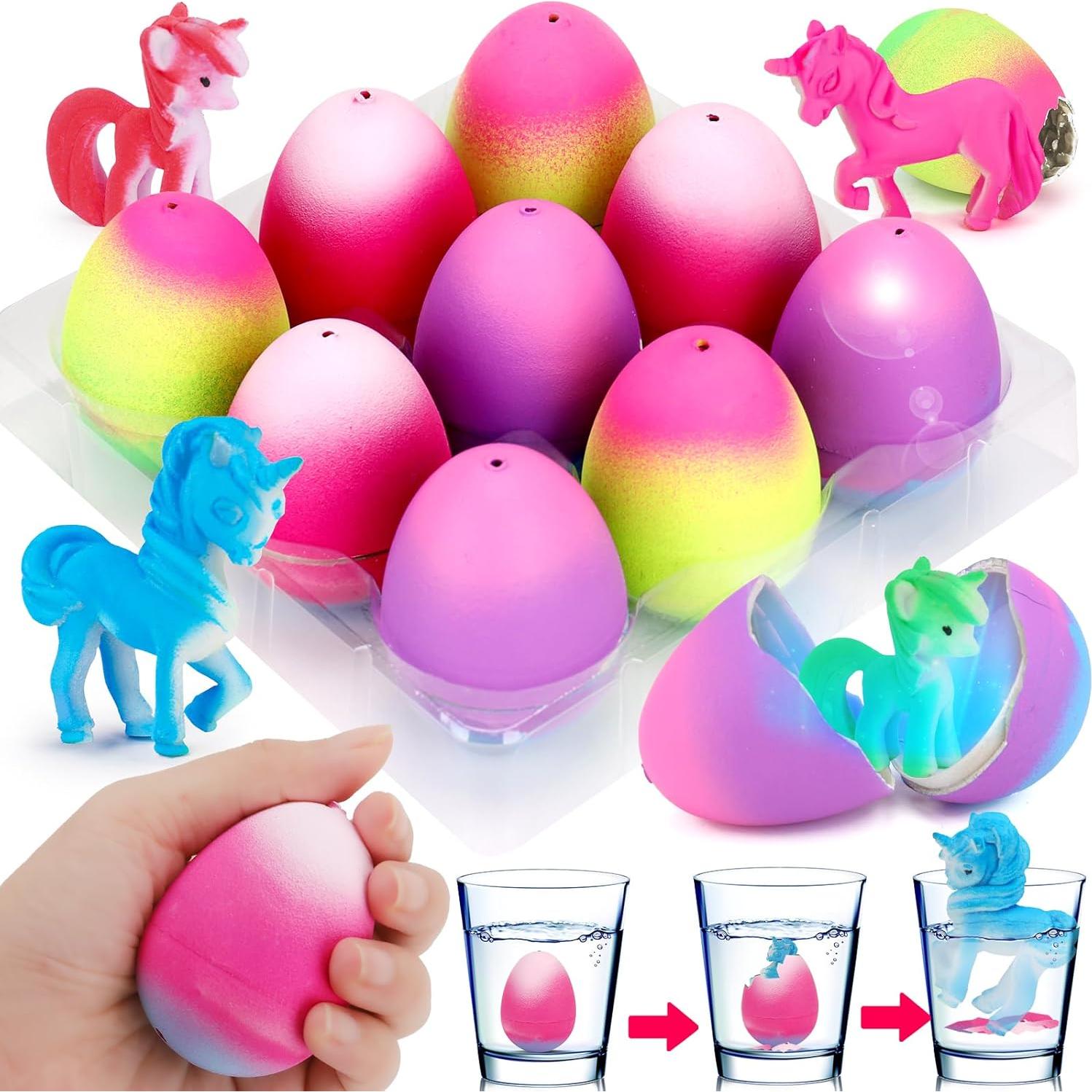9 Huevos Sorpresa Unicornio Joosharkidz - Juguetes para Niños 4-8 Años