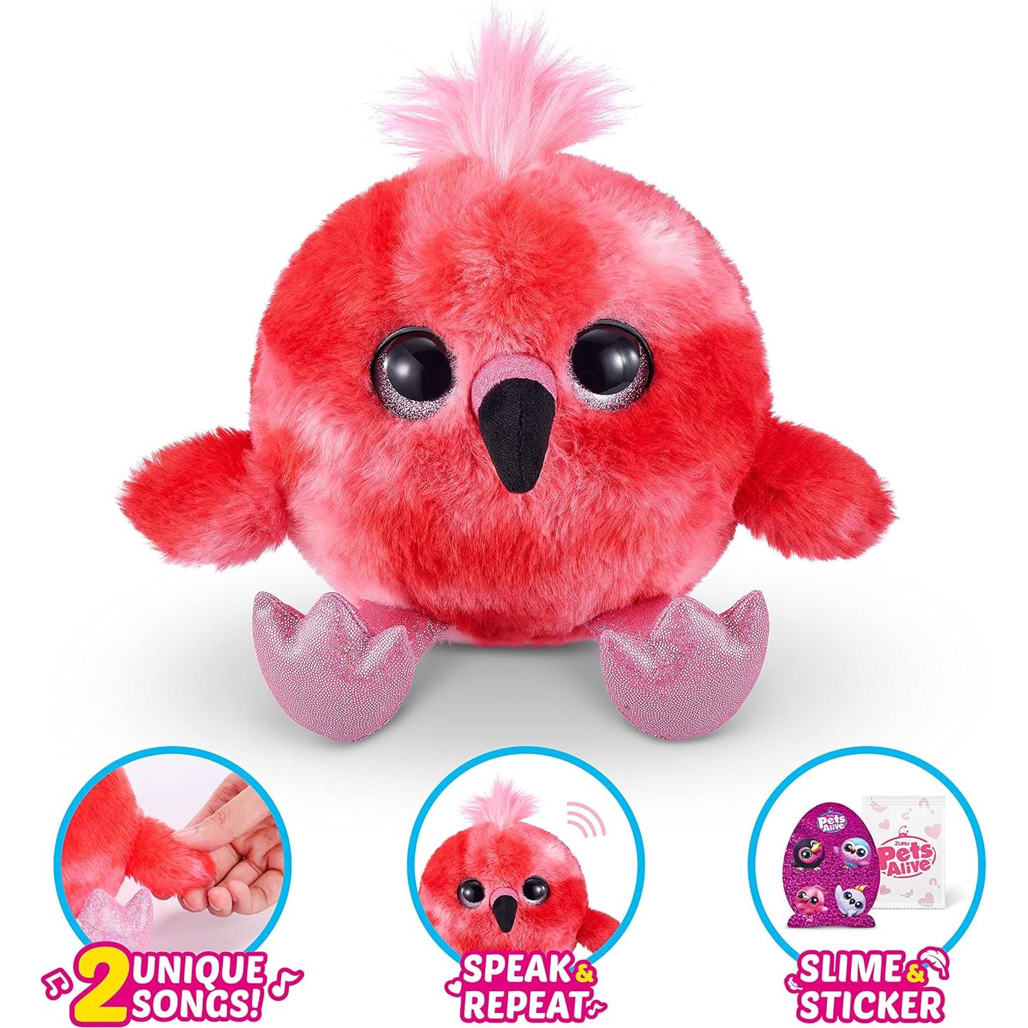 Pájaro Chirpy ZURU Tucán Electrónico que Habla con Huevo Sorpresa