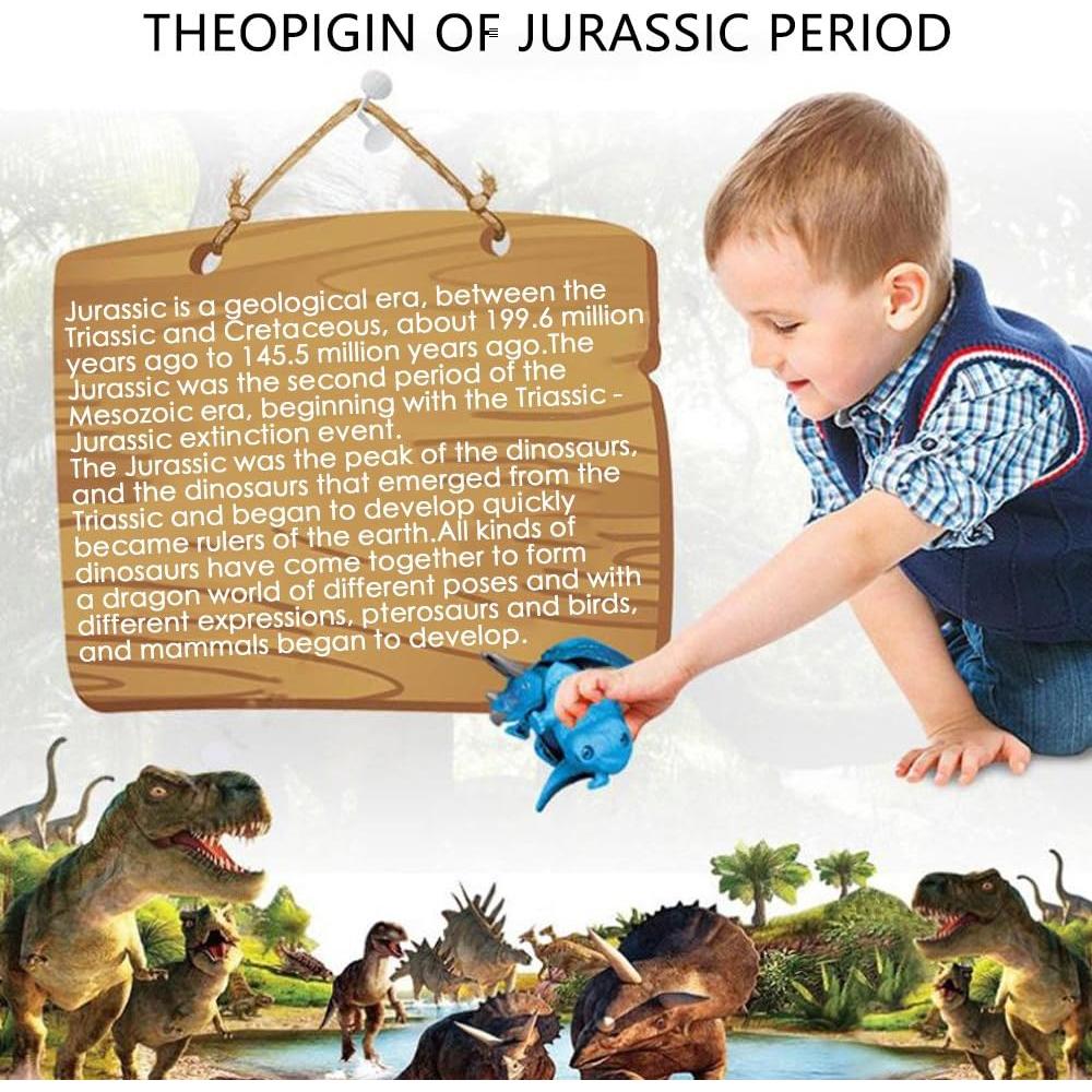 Paquete de 4 Huevos de Dinosaurio que Nacen - Juguete Educativo