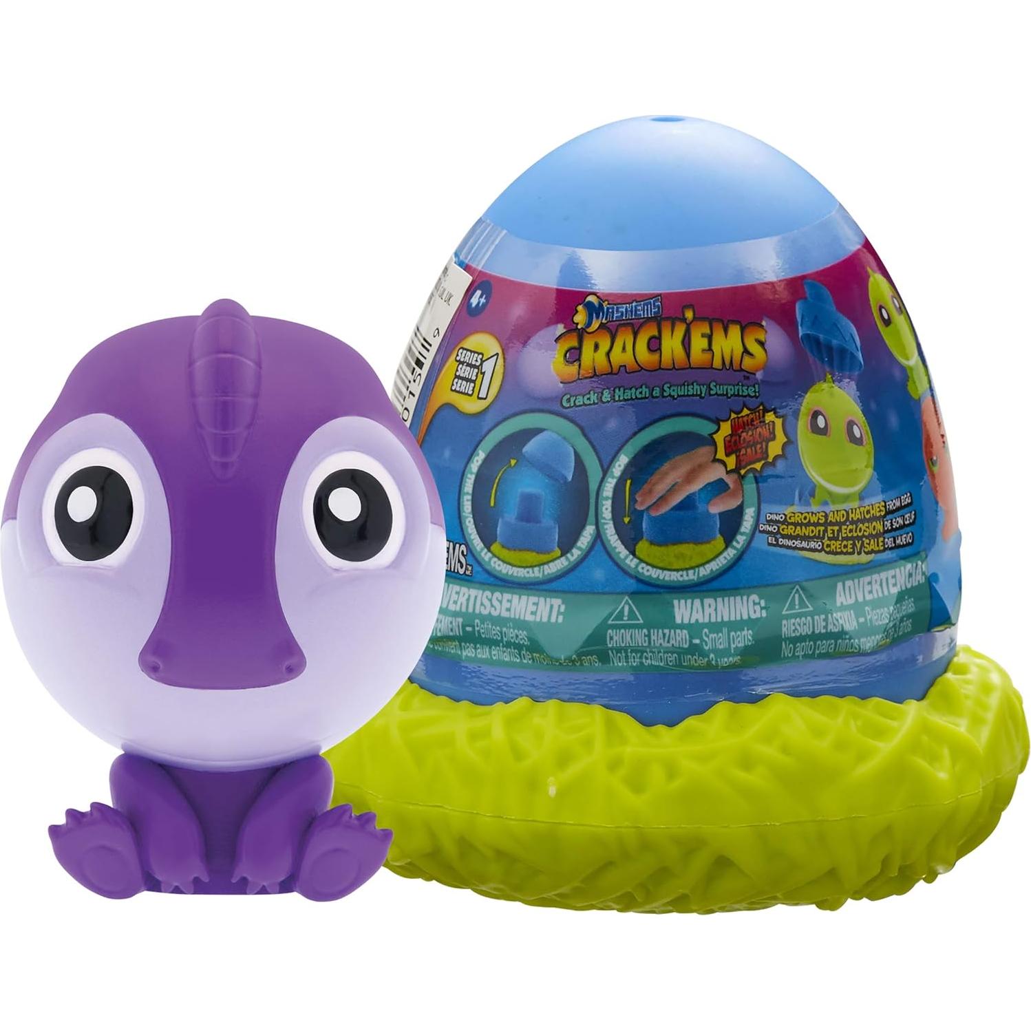 Figura Squishy Crack y Hatch Mashems Hatch'ems Tech4Kids