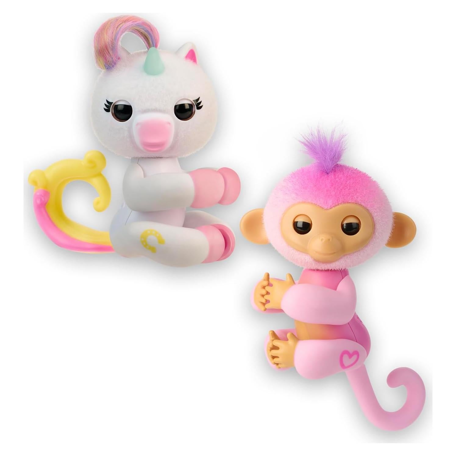 Mono Bebé Interactivo y Unicornio WowWee - Paquete de 2