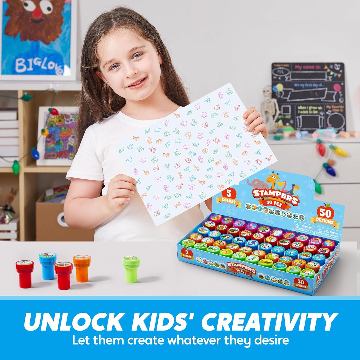 Conjunto de Sellos de Animales JOYIN - 50 Piezas para Niños