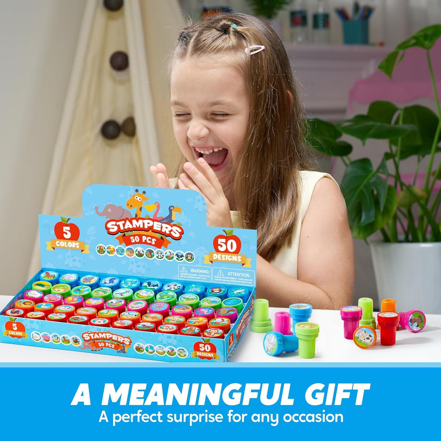 Conjunto de Sellos de Animales JOYIN - 50 Piezas para Niños