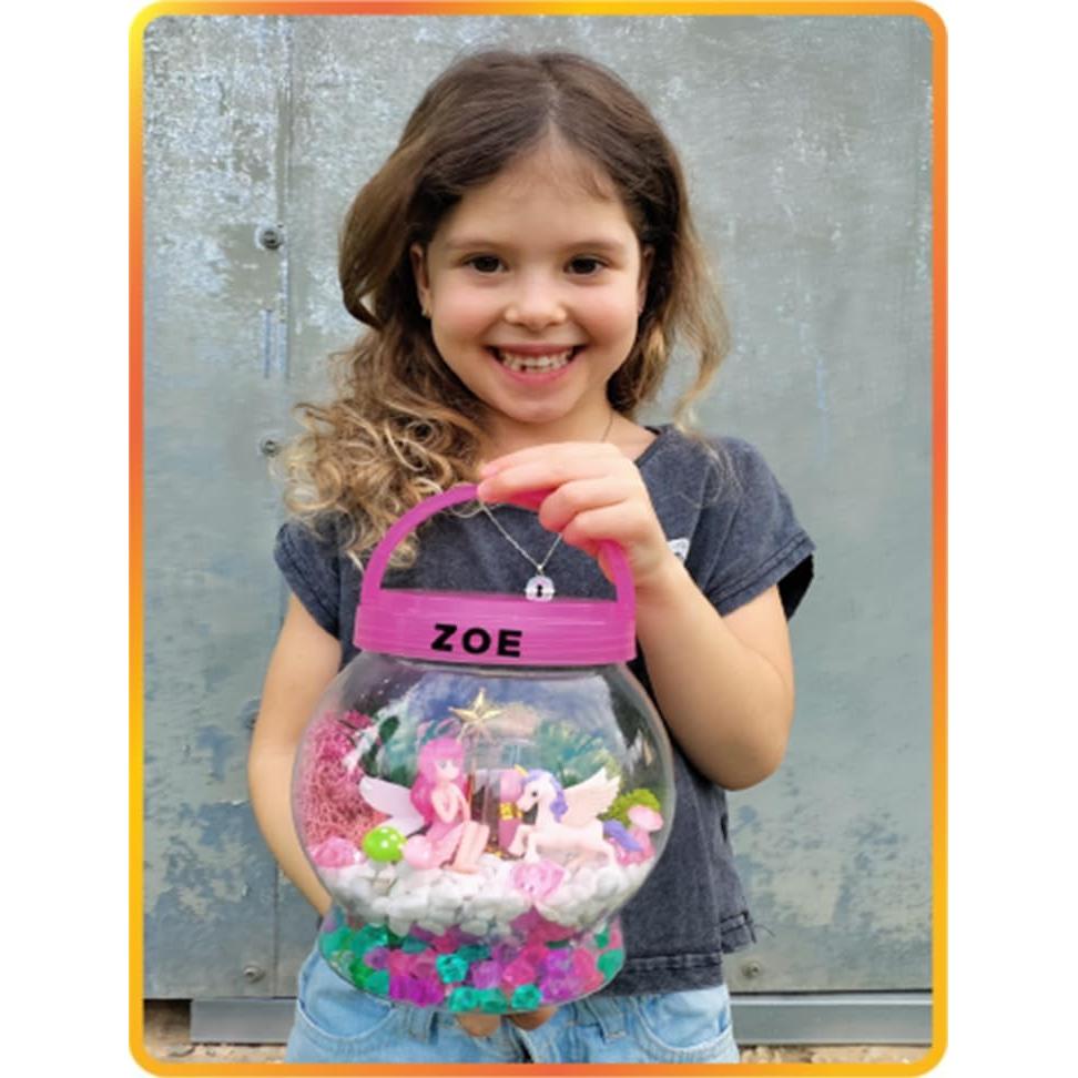 Kit de Manualidades 2Pepers Terrario Hada y Unicornio 10.4cm