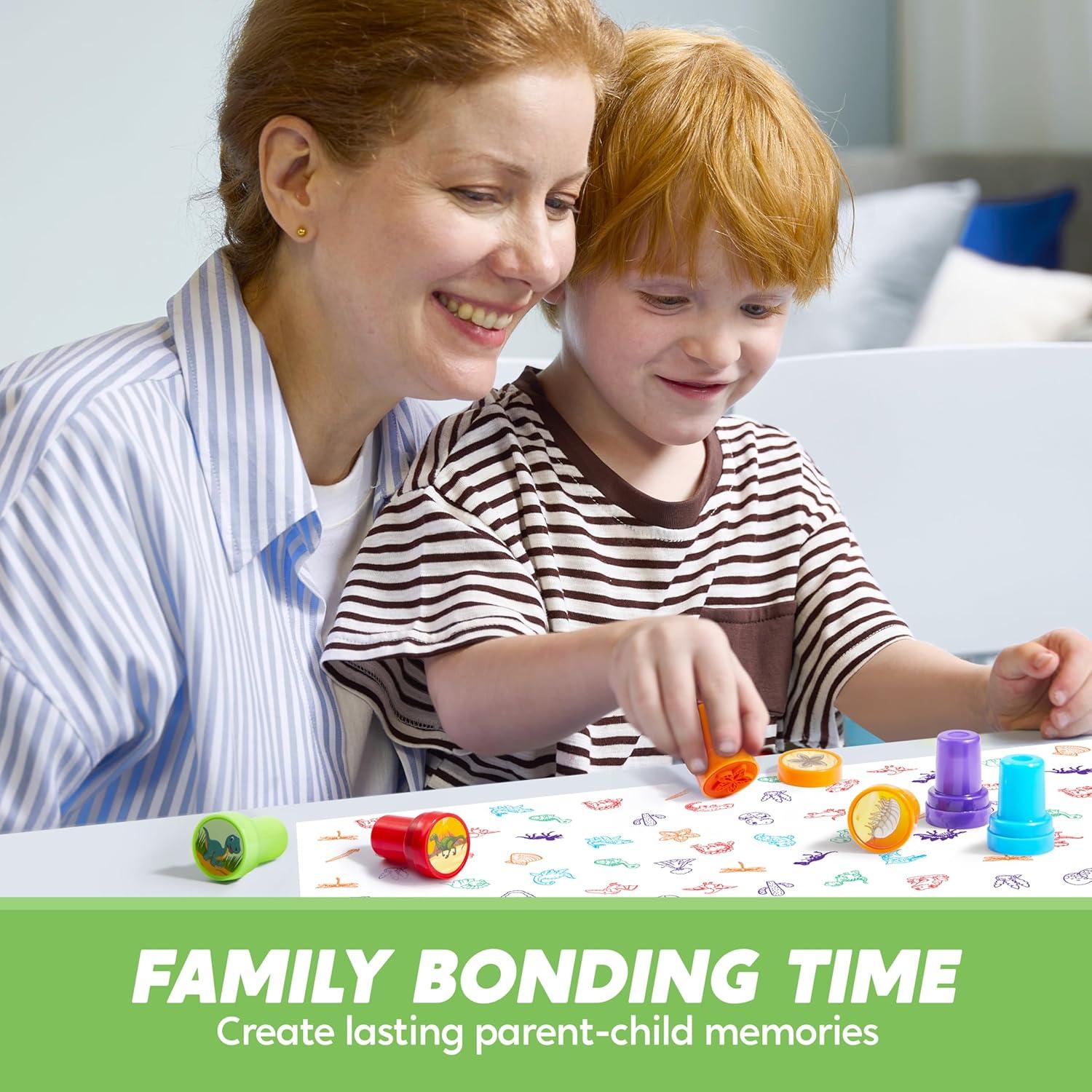 Sellos de Dinosaurios JOYIN 50 Piezas para Niños