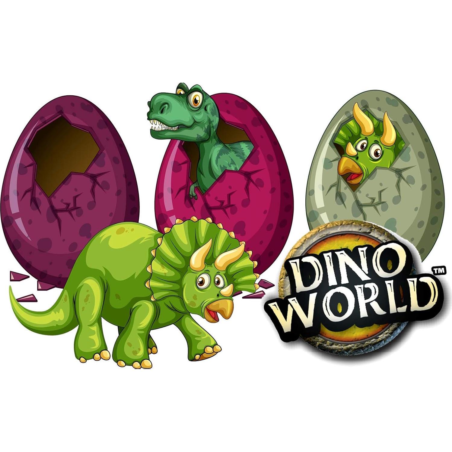JA-RU Huevo Dino Creciente - 6 Huevos de Dinosaurio Mágicos