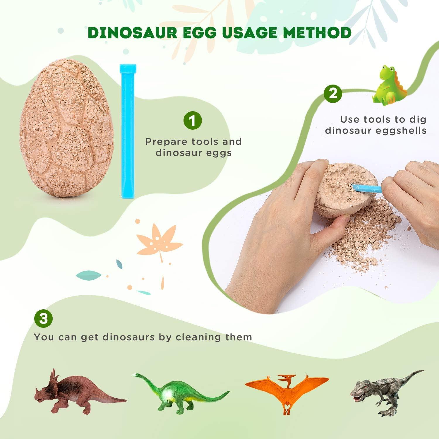 Kit de Excavación de Dinosaurios Toyk - 12 Huevos Únicos