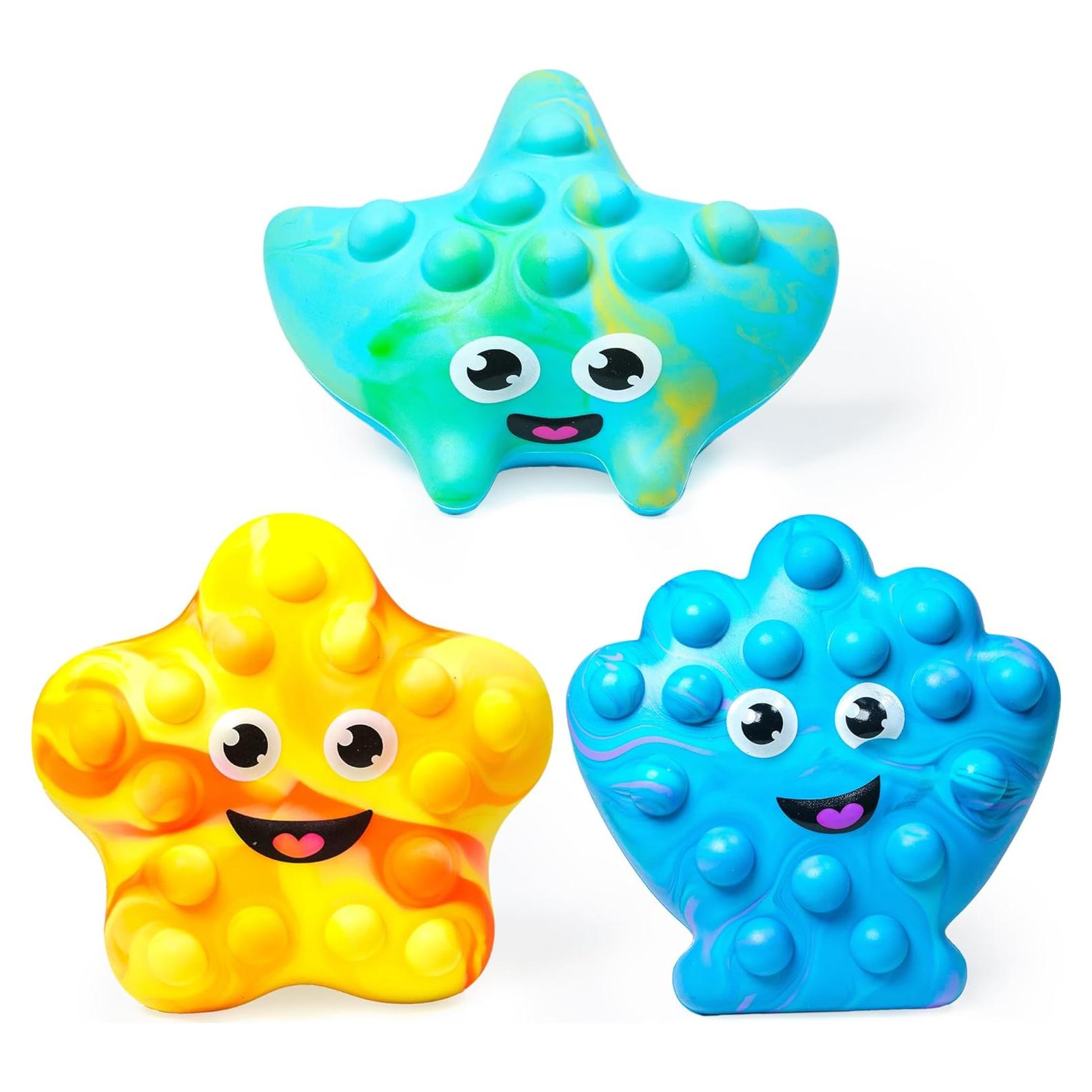 Juguetes de Baño Tub Poppers Tub Works - Set de 3 Antiestrés