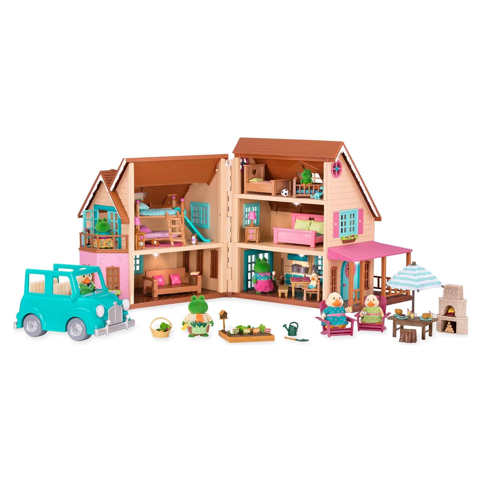 Cabaña de Juguete Li'l Woodzeez Honeysuckle Hillside 3+ Años