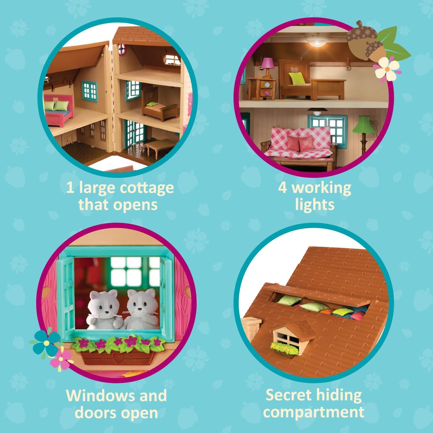 Cabaña de Juguete Li'l Woodzeez Honeysuckle Hillside 3+ Años