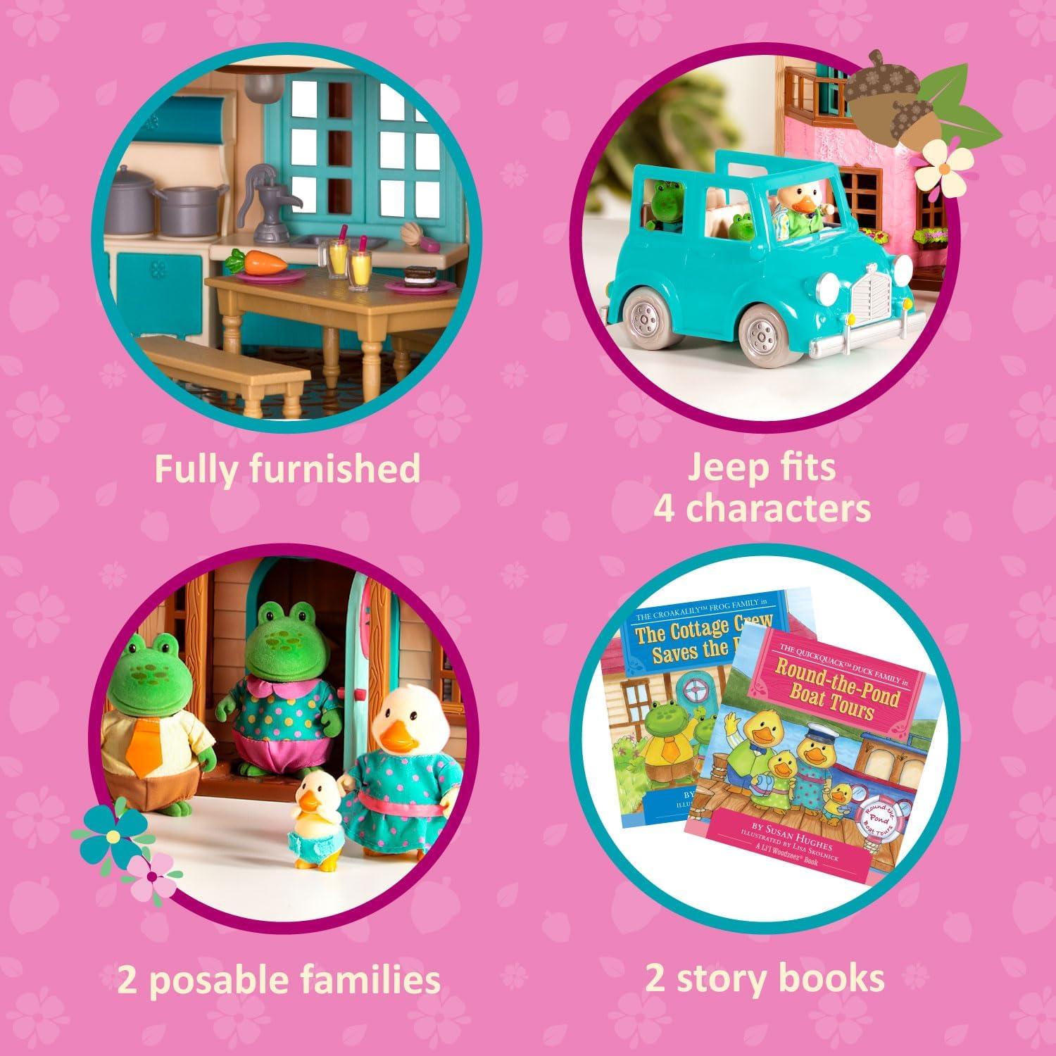 Cabaña de Juguete Li'l Woodzeez Honeysuckle Hillside 3+ Años