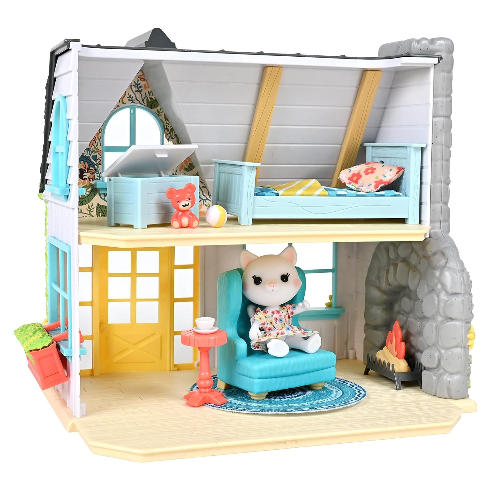 Casa de Muñecas Girasol Honey Bee Acres 28 cm 17 Piezas