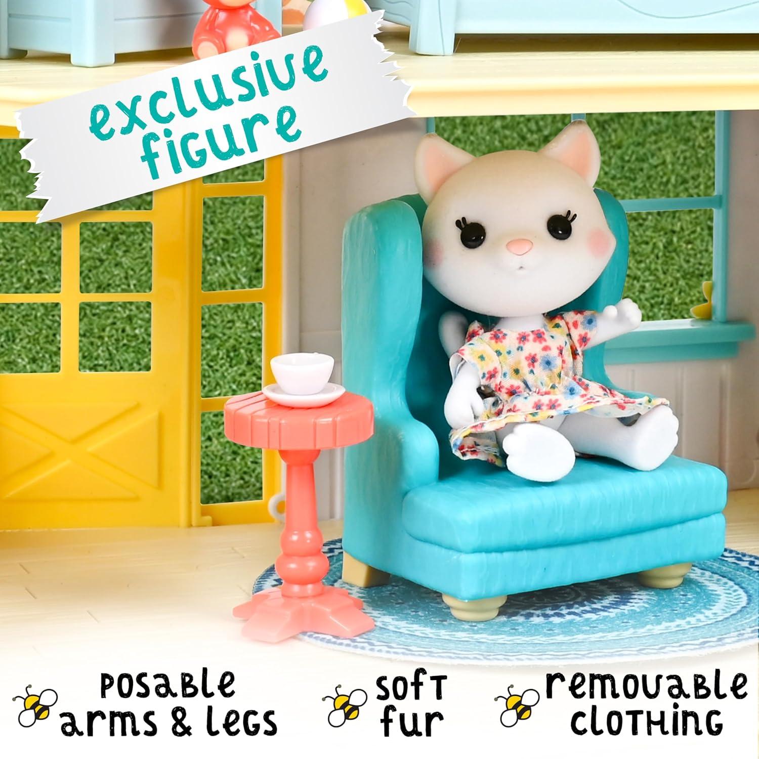 Casa de Muñecas Girasol Honey Bee Acres 28 cm 17 Piezas