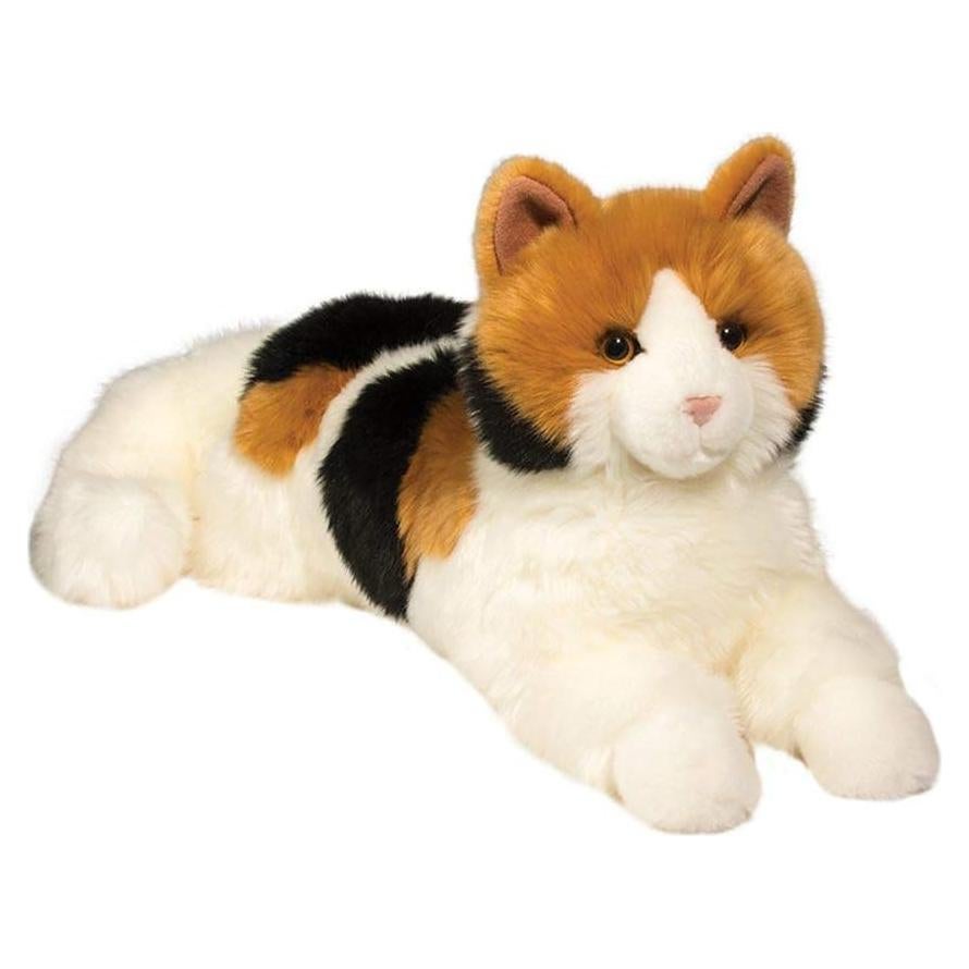 Puzzle Gato Calico de Peluche Douglas 48 cm Abrazable