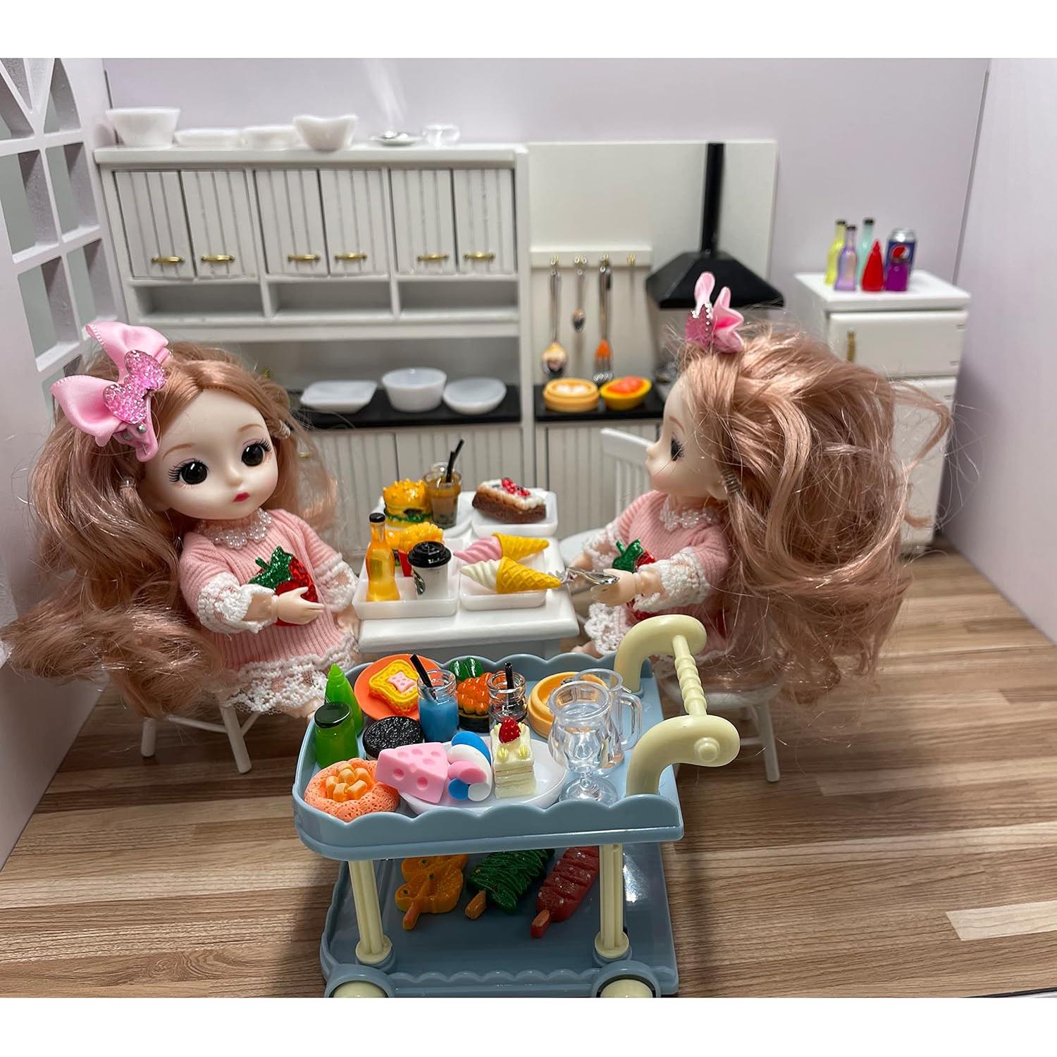 200 Accesorios de Comida Miniatura Atoyzybin para Casa de Muñecas