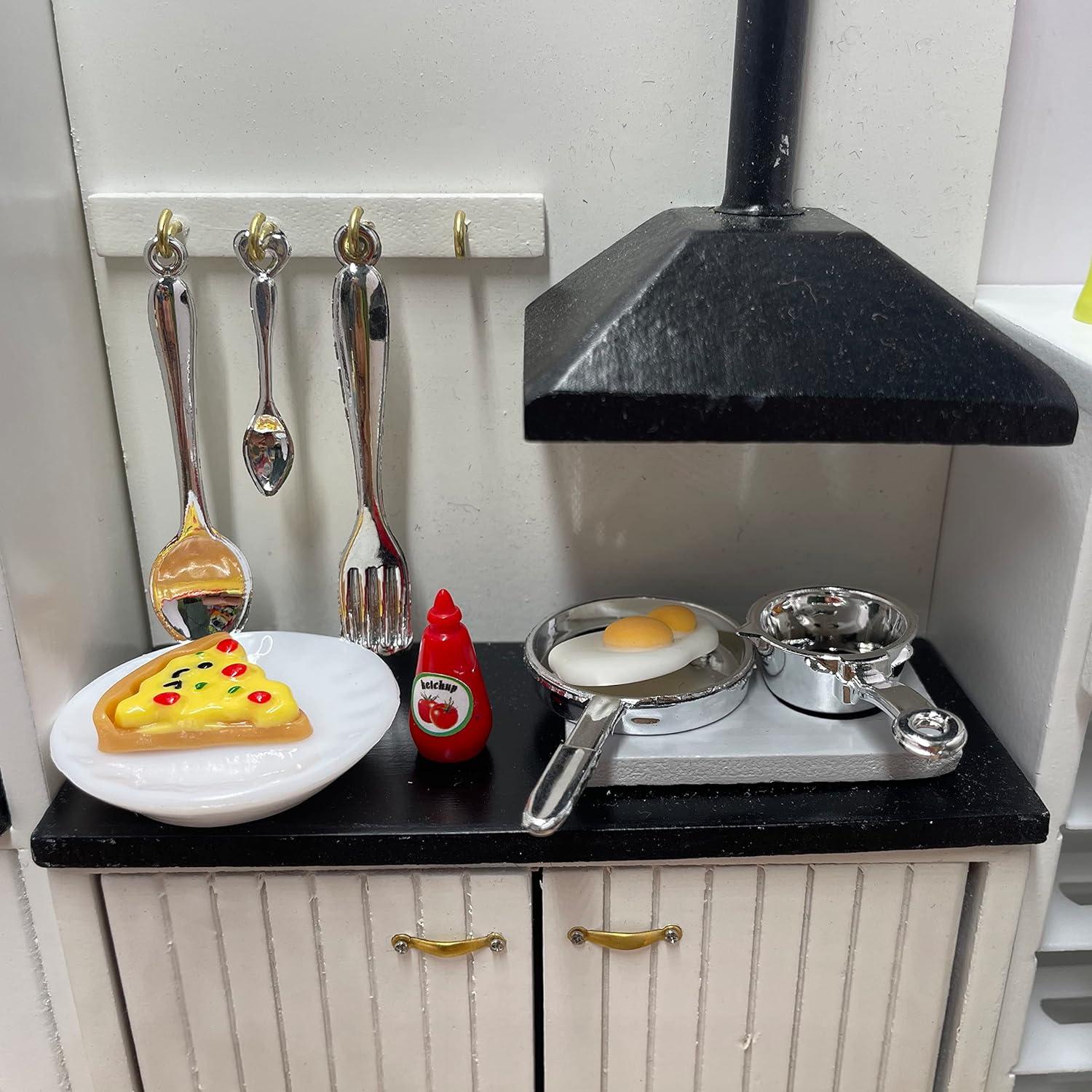 200 Accesorios de Comida Miniatura Atoyzybin para Casa de Muñecas