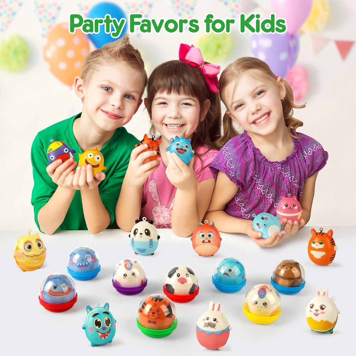 Mocoosy 22 Juguetes Squishy para Fiestas Niños - Rellenos de Cumpleaños y Pascua