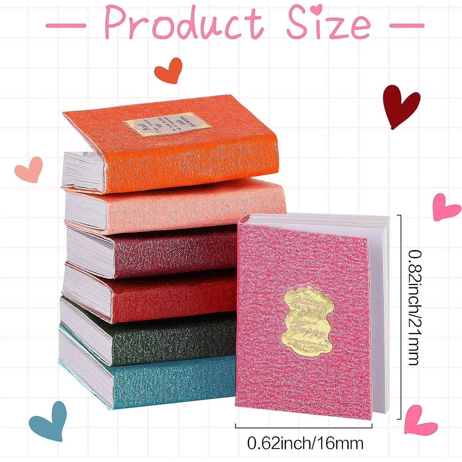 Libros Miniatura Coloridos Sumind 16 Pcs para Casa de Muñecas