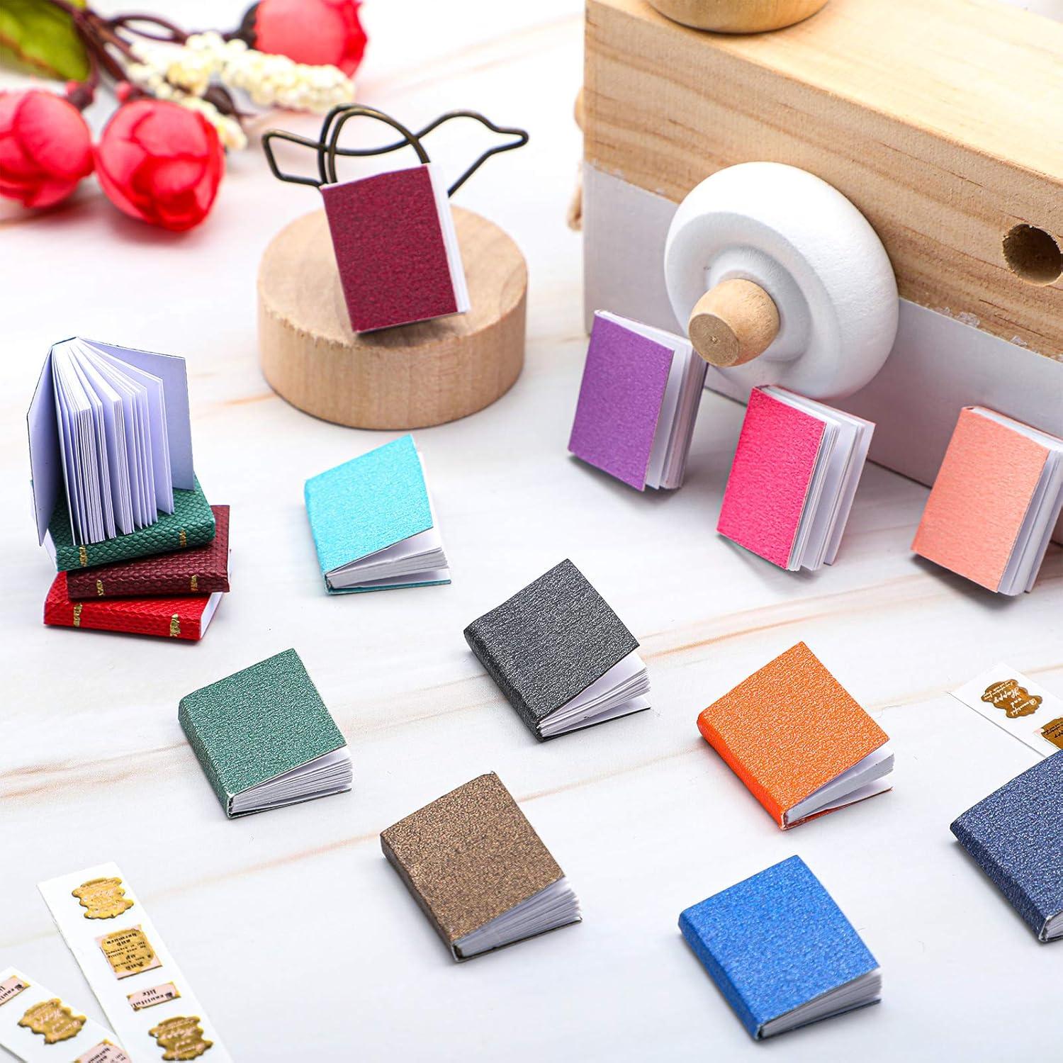 Libros Miniatura Coloridos Sumind 16 Pcs para Casa de Muñecas