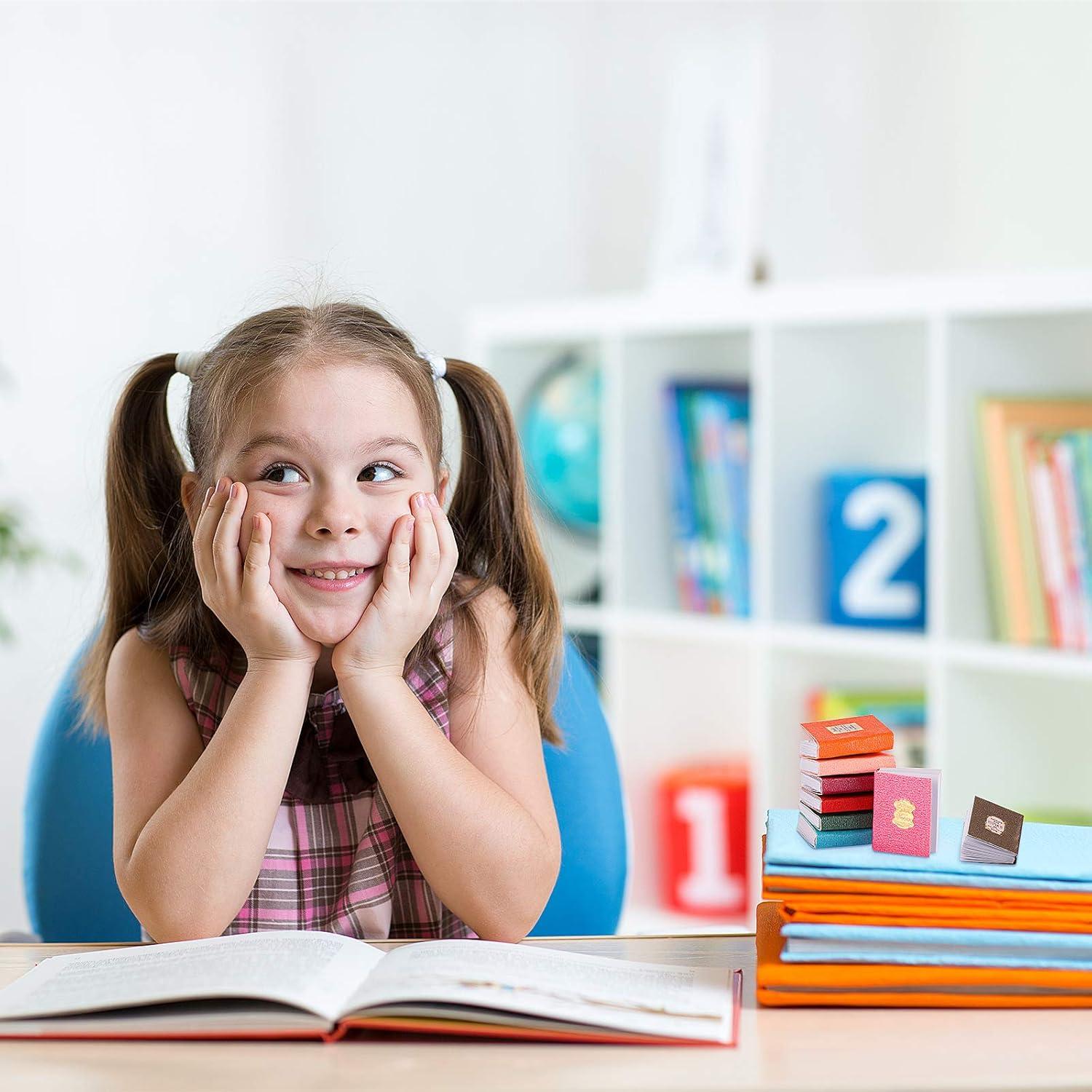 Libros Miniatura Coloridos Sumind 16 Pcs para Casa de Muñecas