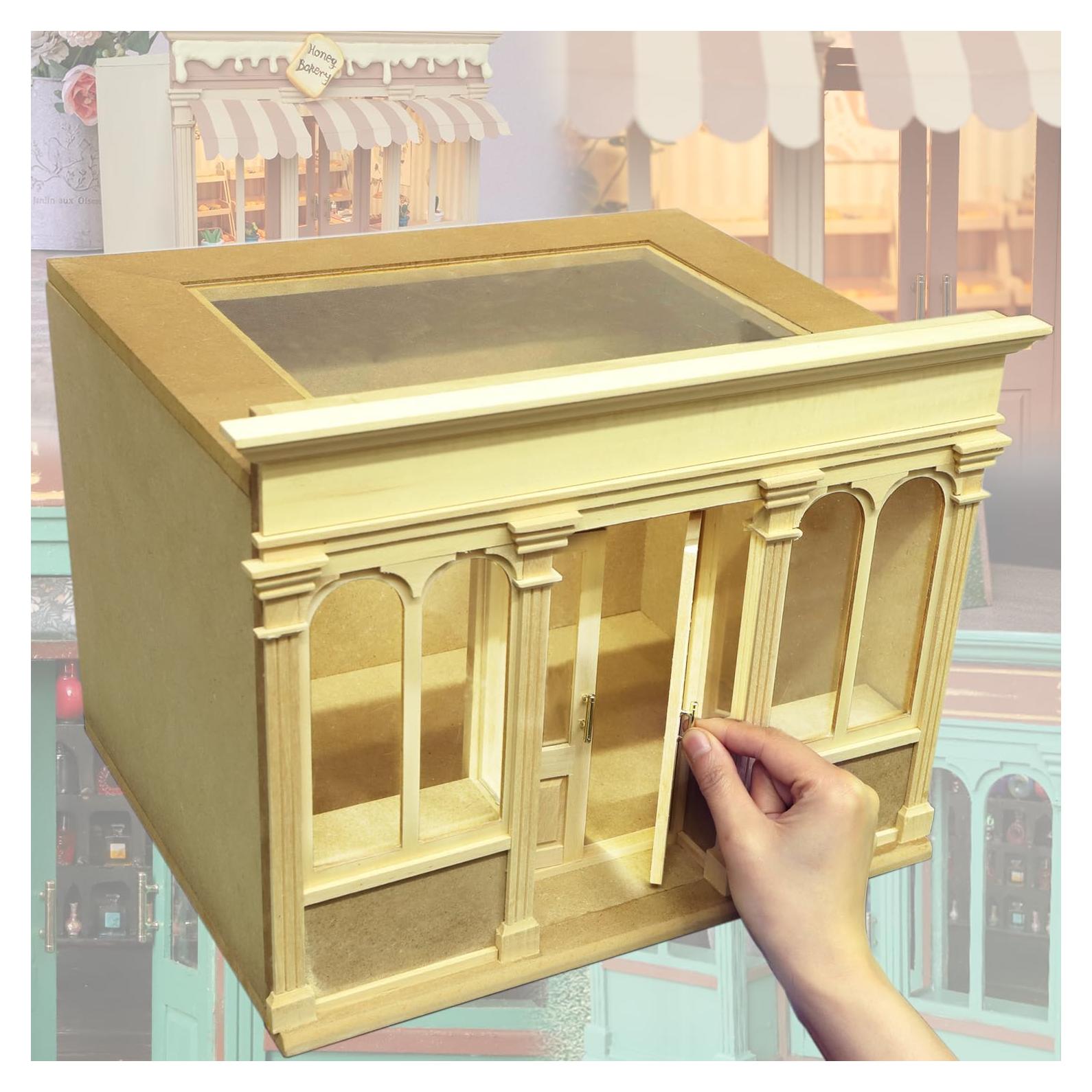 Casa de Muñecas de Madera iLAND 1:12 para Manualidades