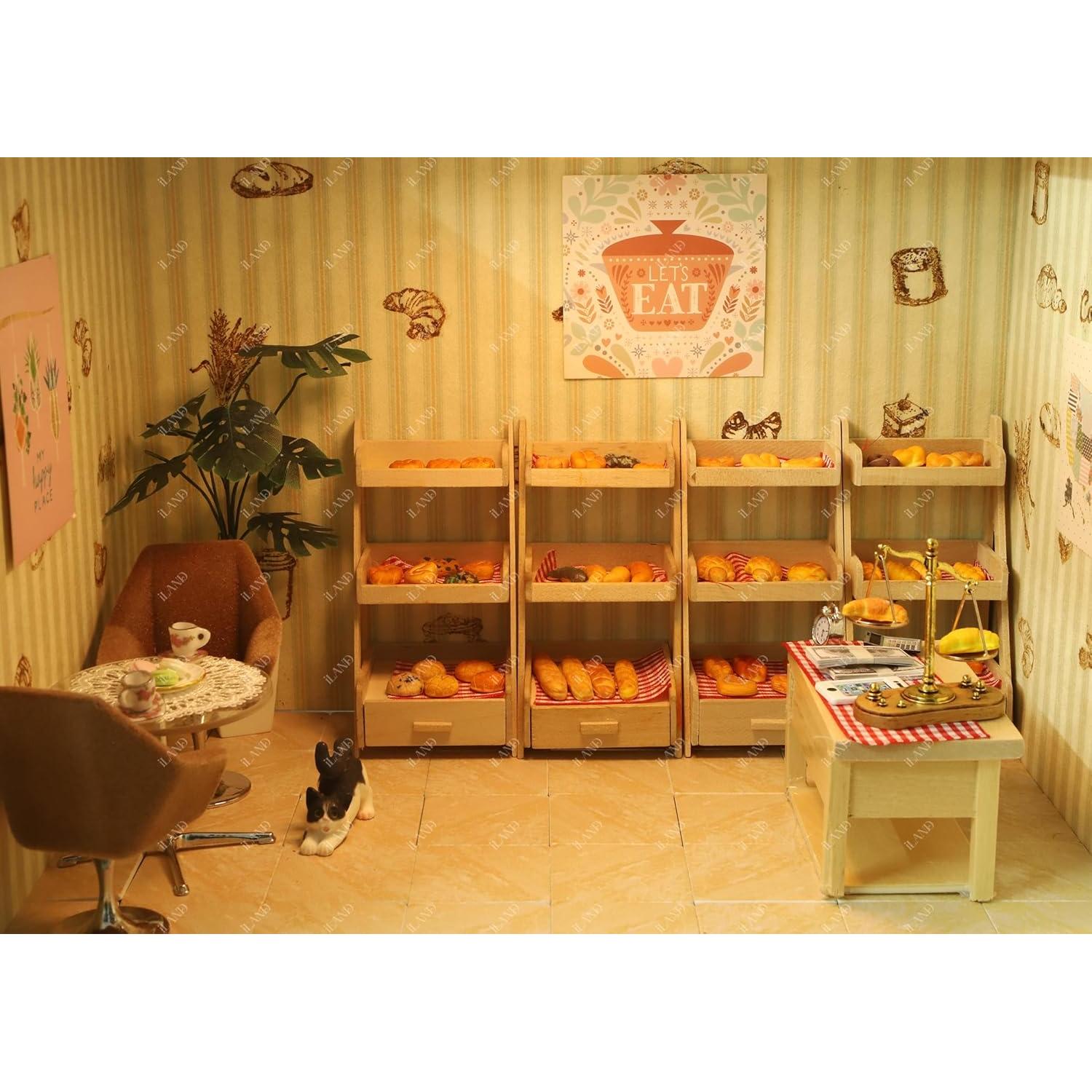 Casa de Muñecas de Madera iLAND 1:12 para Manualidades