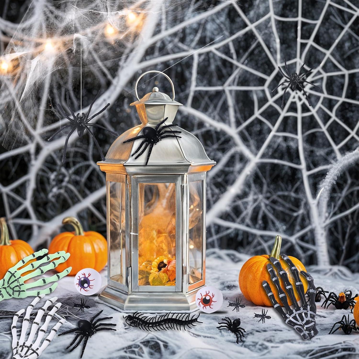 174 Piezas Juguetes de Broma Insectos Falsos Halloween Wayyogh