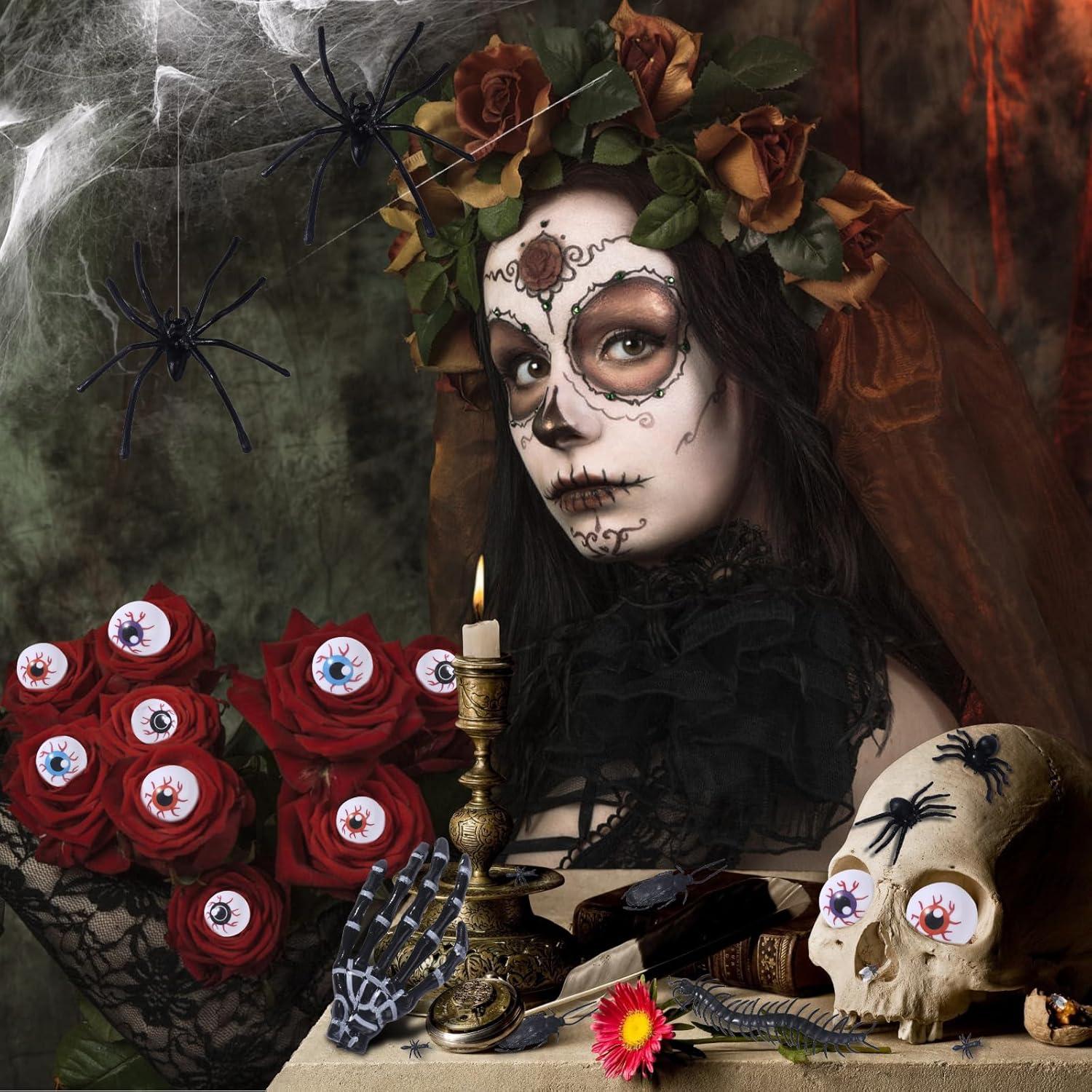 174 Piezas Juguetes de Broma Insectos Falsos Halloween Wayyogh