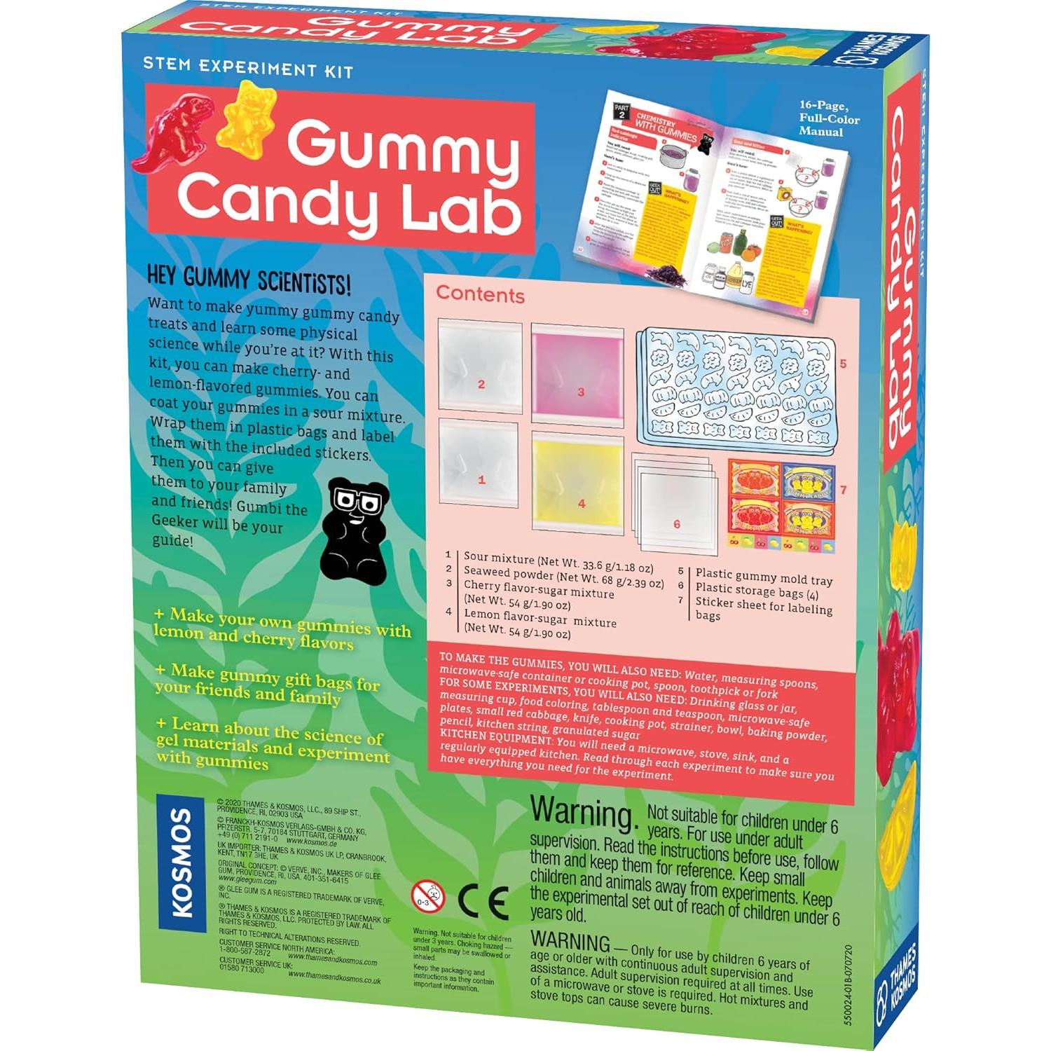 Kit de Experimentos Thames & Kosmos - Laboratorio de Caramelos Gummy