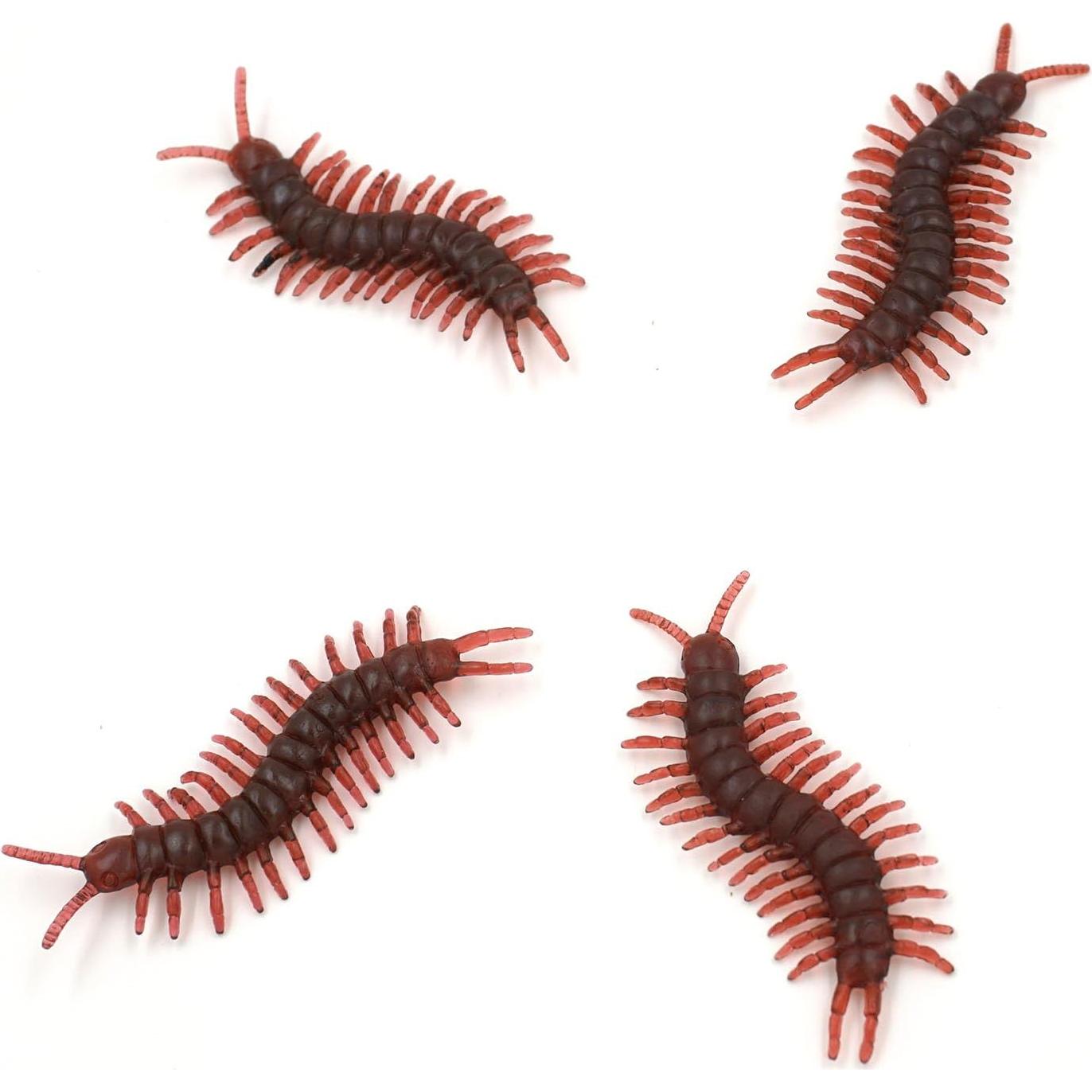 Cooplay 30pcs Cienpies Plásticos Falsos para Bromas