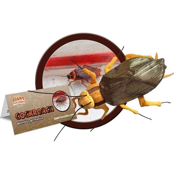 Peluches educativos GIANTmicrobes Cucaracha 20x15 cm